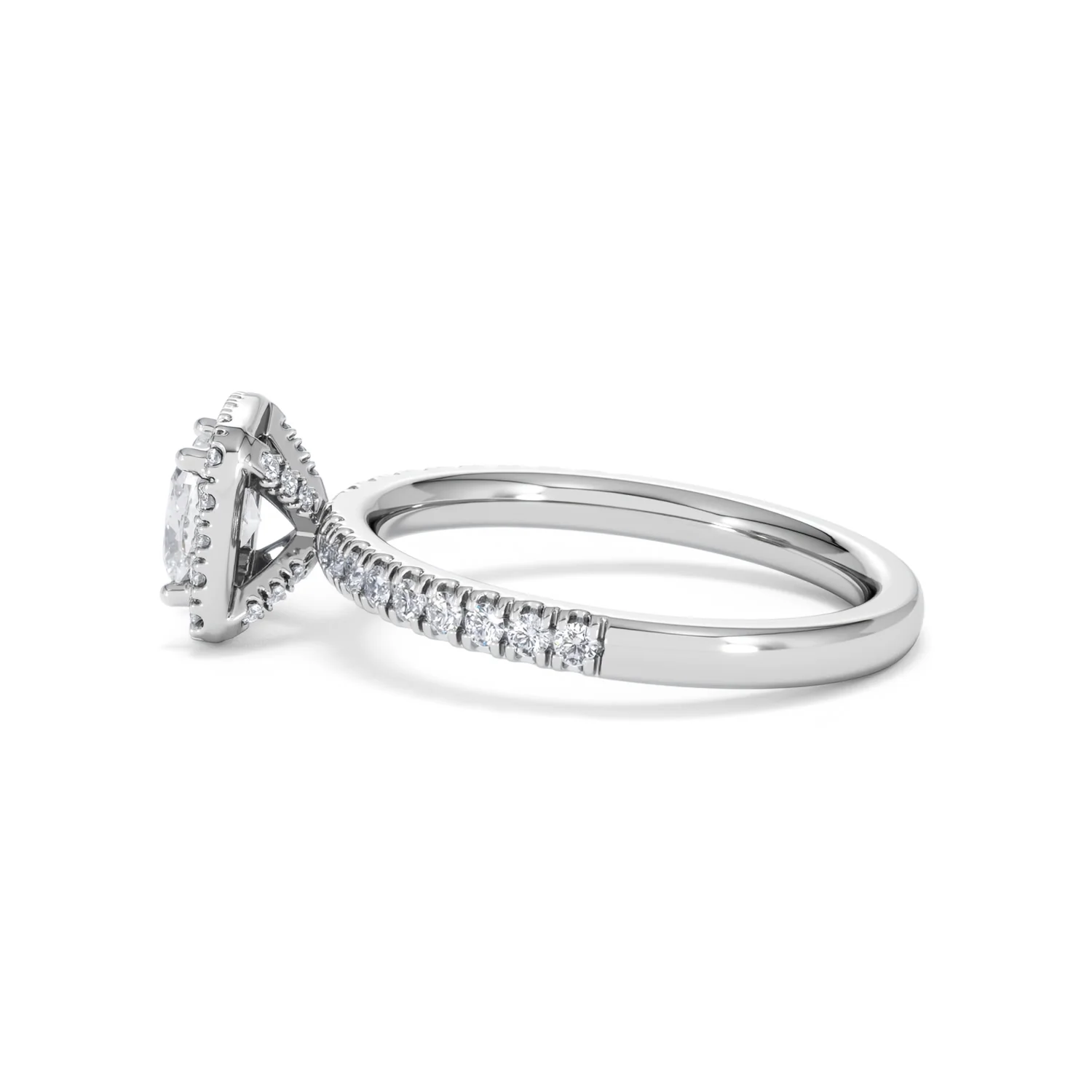 Beatrice GIA Diamond Halo Engagement Ring in Platinum 1.25ct G/SI2 - Image 67