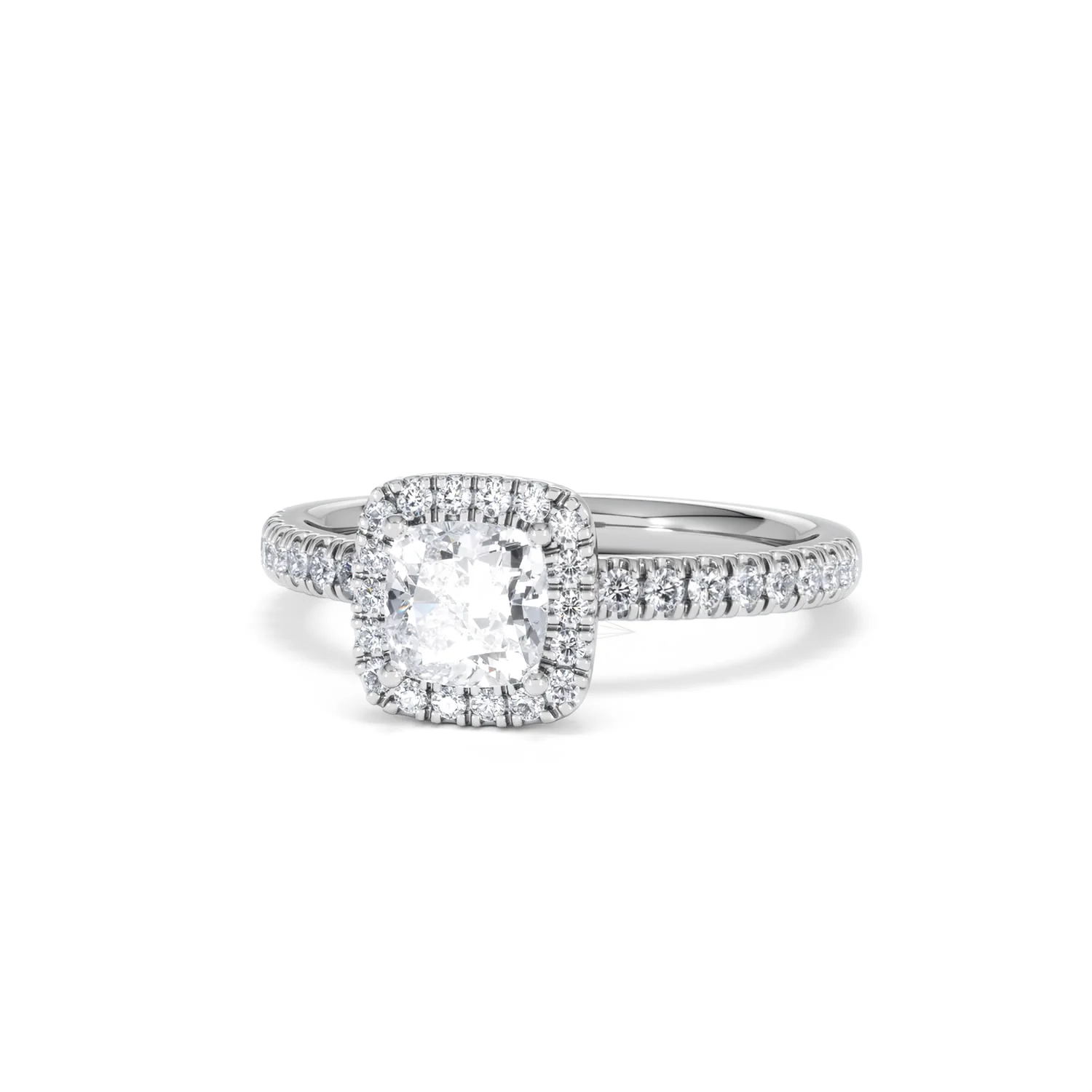 Beatrice GIA Diamond Halo Engagement Ring in Platinum 1.25ct G/SI2 - Image 85