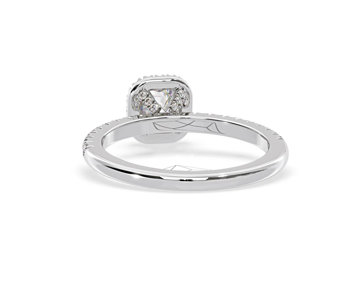 Beatrice GIA Diamond Halo Engagement Ring in Platinum 1.25ct G/VS1 - Image 44