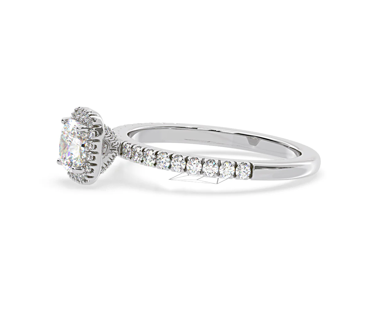 Beatrice GIA Diamond Halo Engagement Ring in Platinum 1.25ct G/VS2 - Image 103