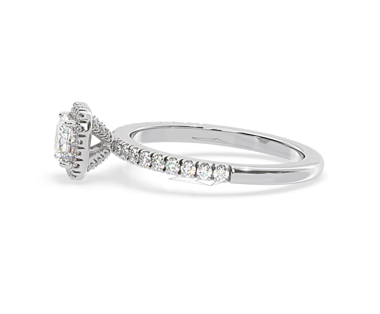 Beatrice GIA Diamond Halo Engagement Ring in Platinum 1.25ct G/VS2 - Image 106