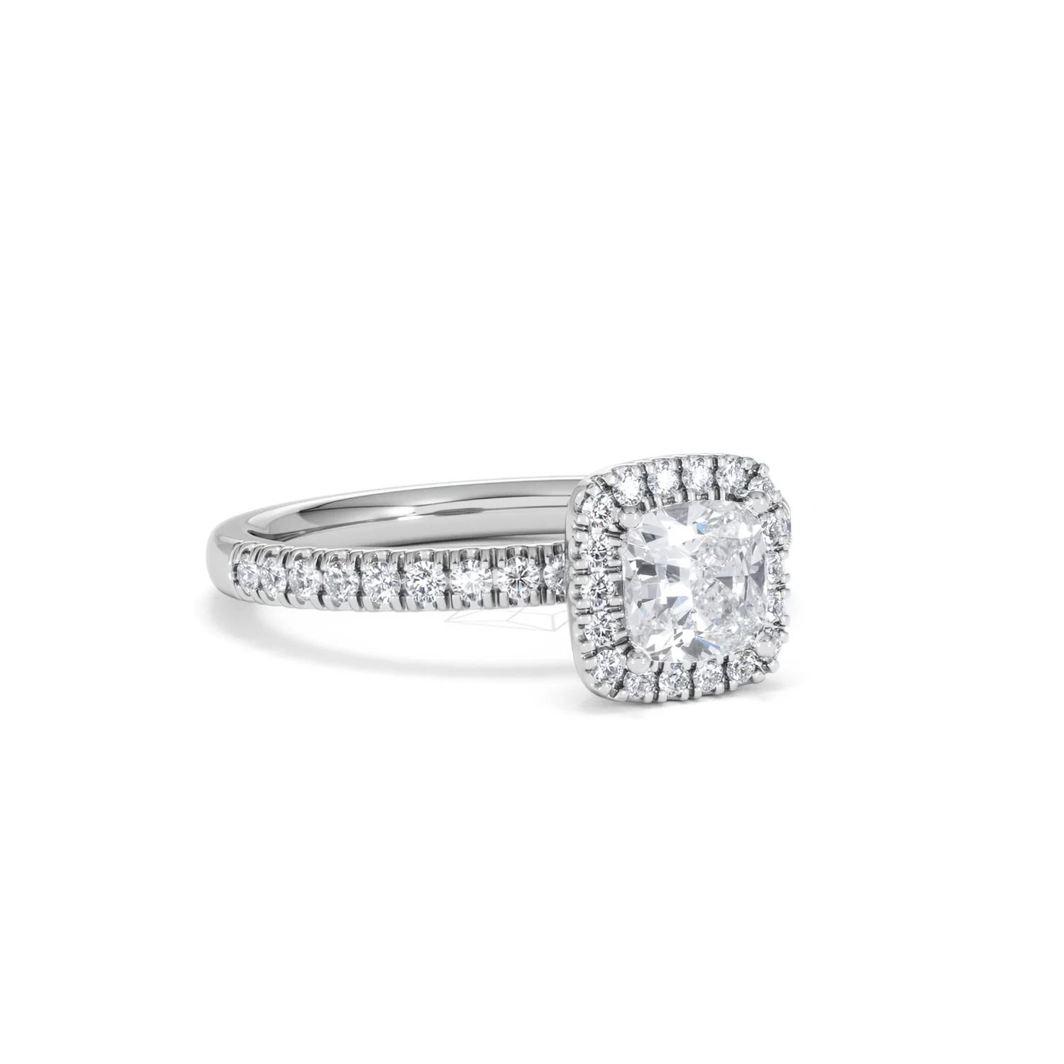Beatrice GIA Diamond Halo Engagement Ring in Platinum 1.25ct G/VS2 - Image 14