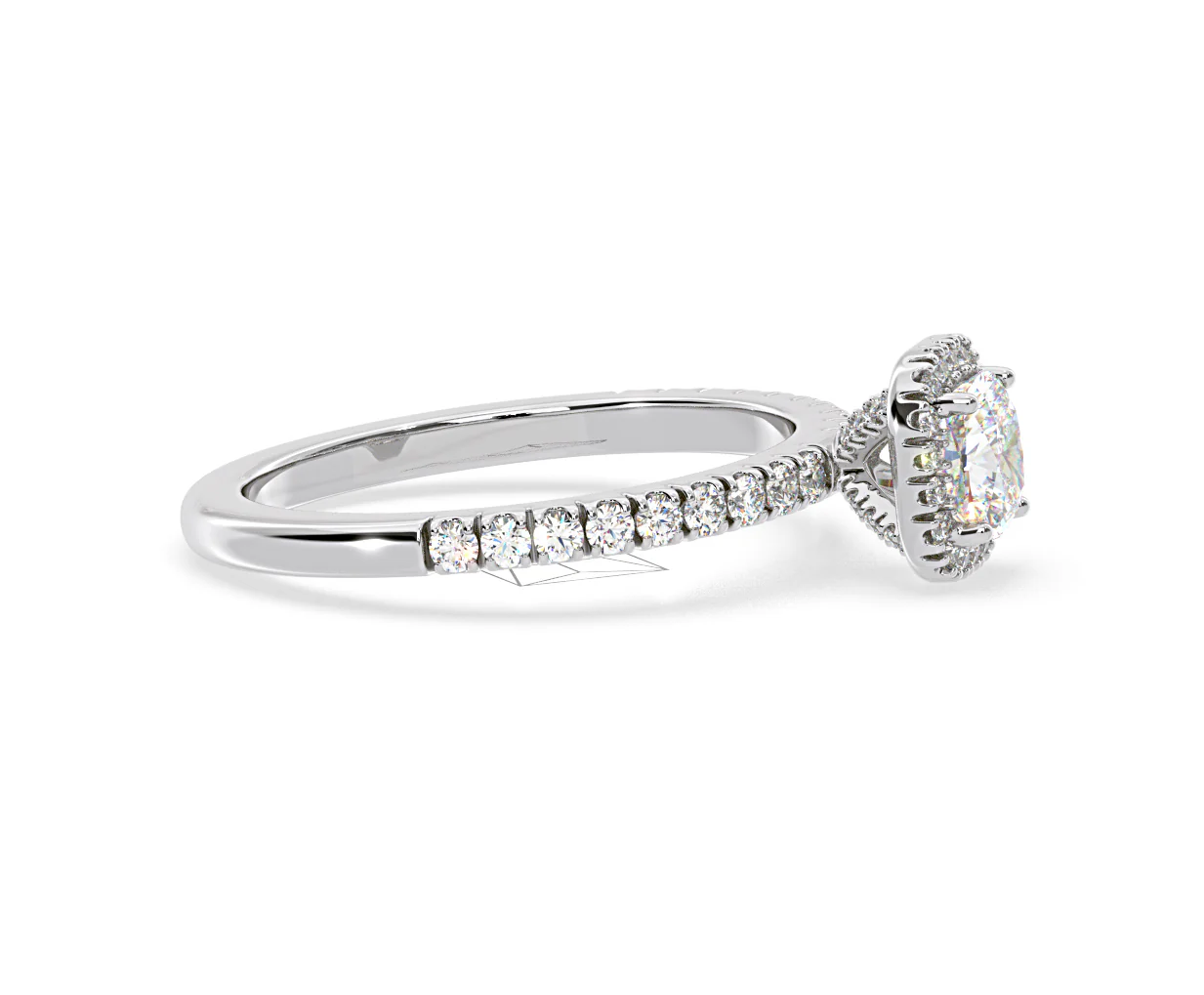 Beatrice GIA Diamond Halo Engagement Ring in Platinum 1.25ct G/VS2 - Image 151