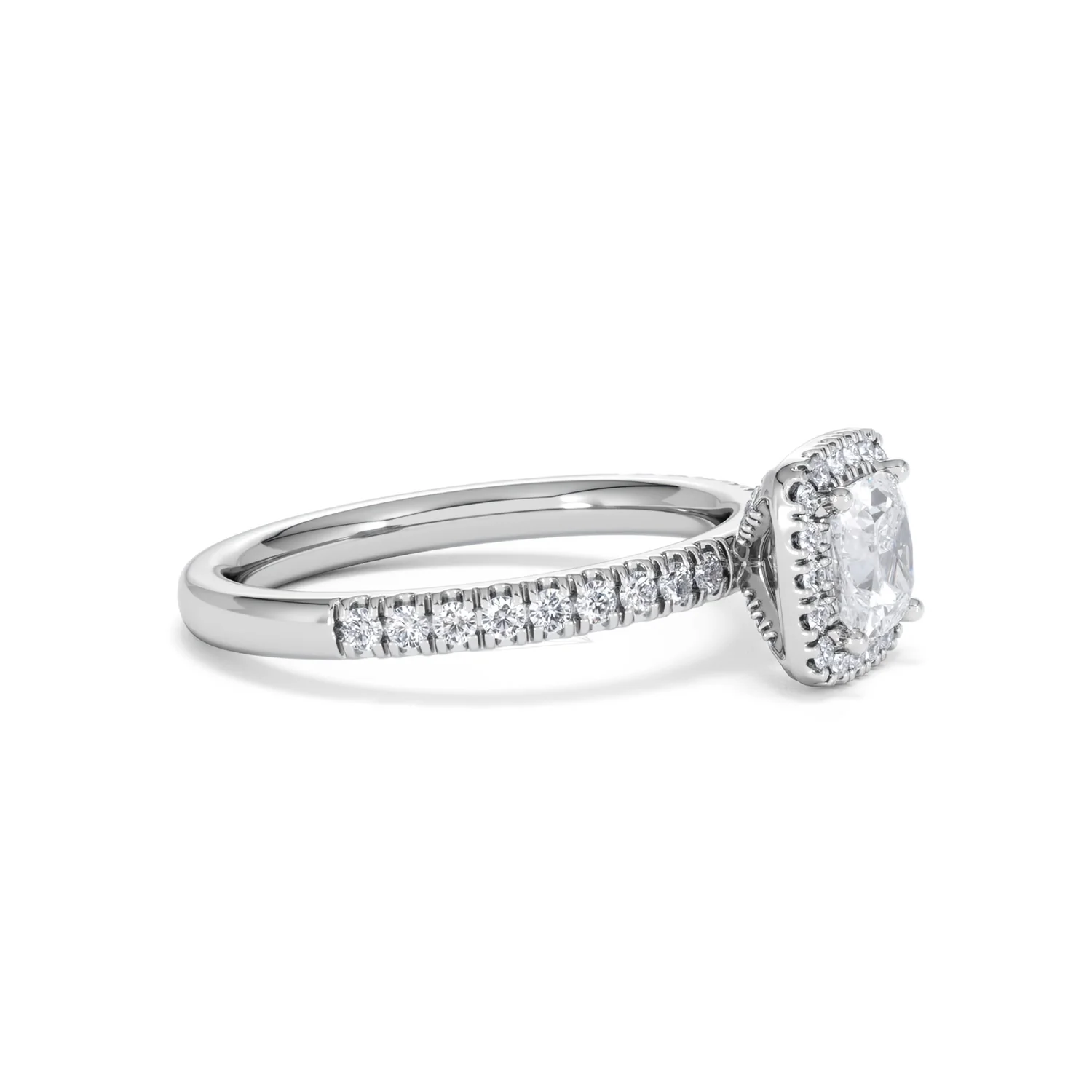 Beatrice GIA Diamond Halo Engagement Ring in Platinum 1.25ct G/VS2 - Image 22