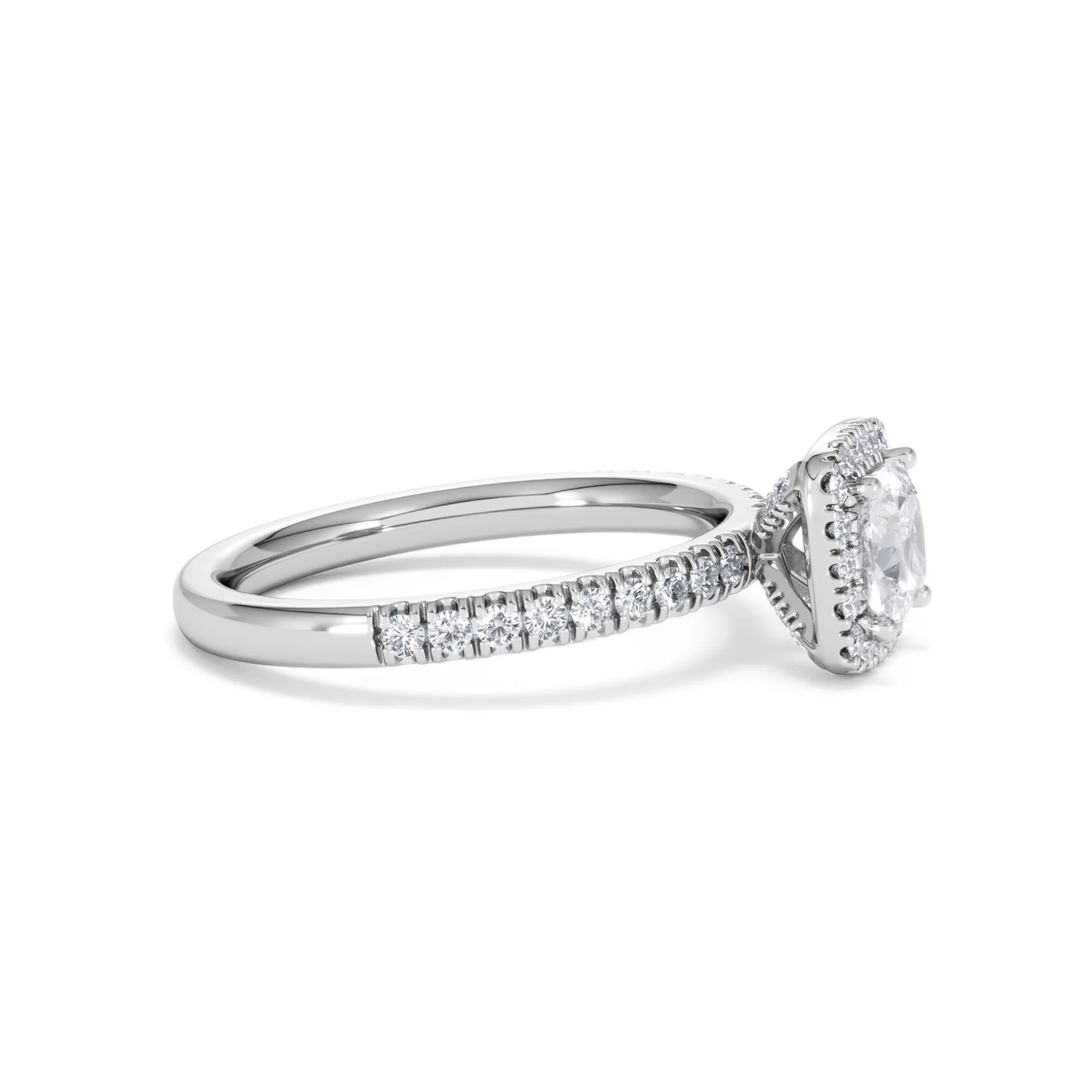 Beatrice GIA Diamond Halo Engagement Ring in Platinum 1.25ct G/VS2 - Image 24