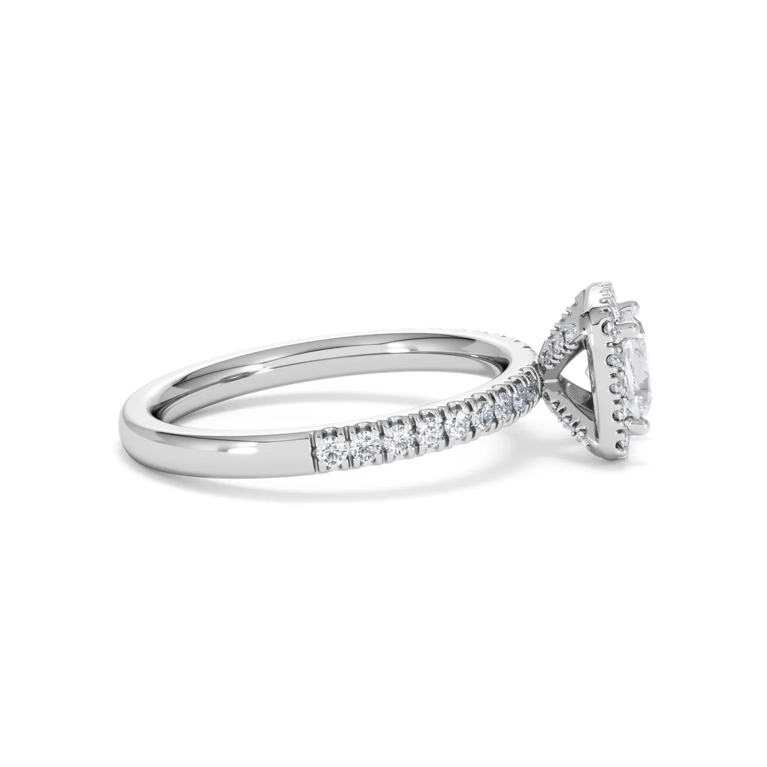 Beatrice GIA Diamond Halo Engagement Ring in Platinum 1.25ct G/VS2 - Image 27