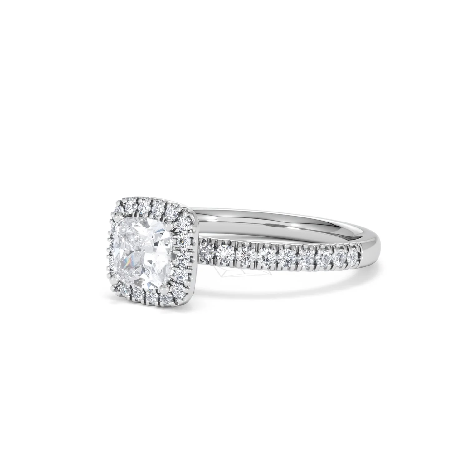 Beatrice GIA Diamond Halo Engagement Ring in Platinum 1.25ct G/VS2 - Image 80