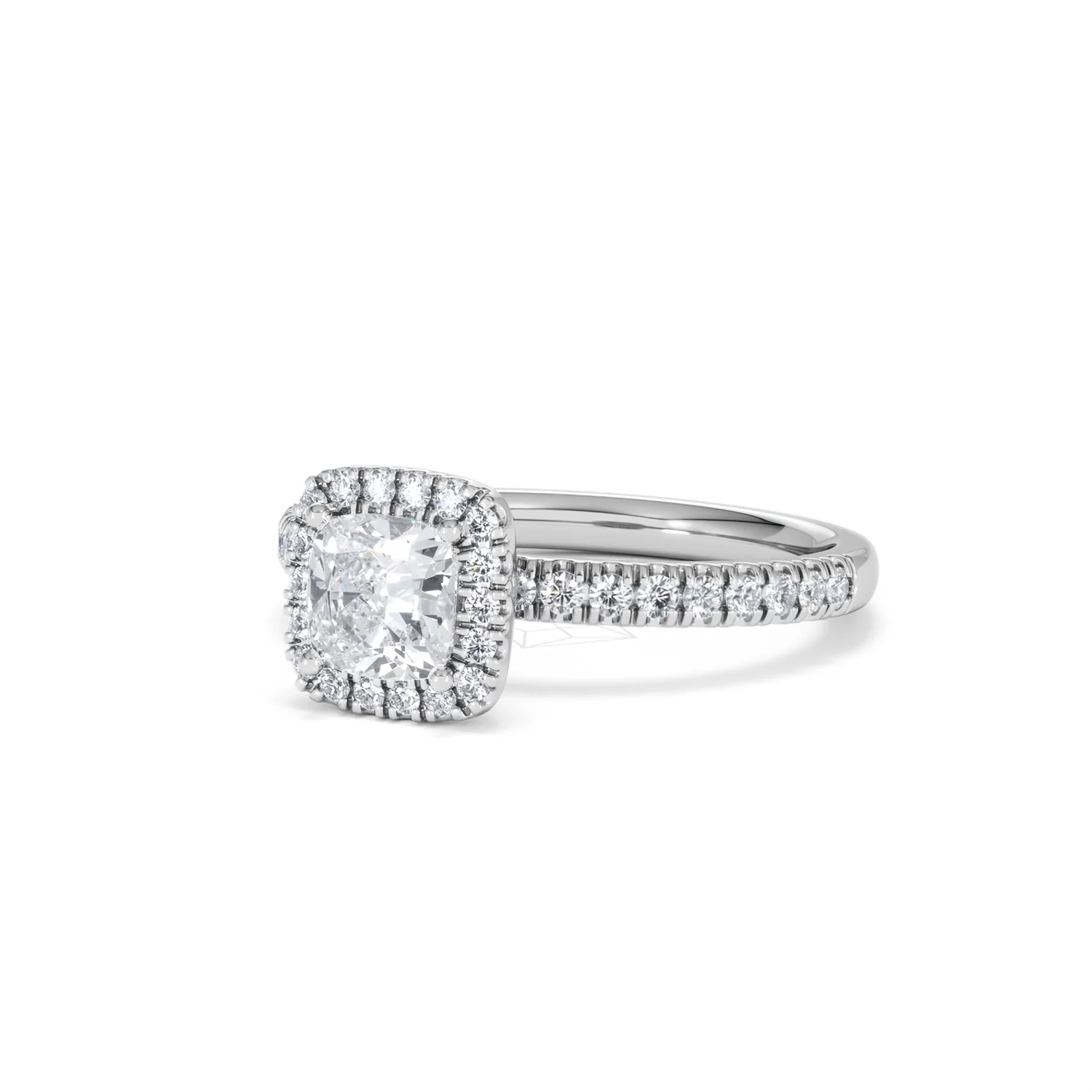 Beatrice GIA Diamond Halo Engagement Ring in Platinum 1.25ct G/VS2 - Image 82
