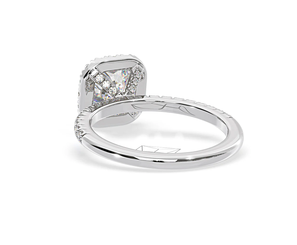 Beatrice GIA Diamond Halo Engagement Ring in Platinum 1.48ct G/SI2 - Image 41