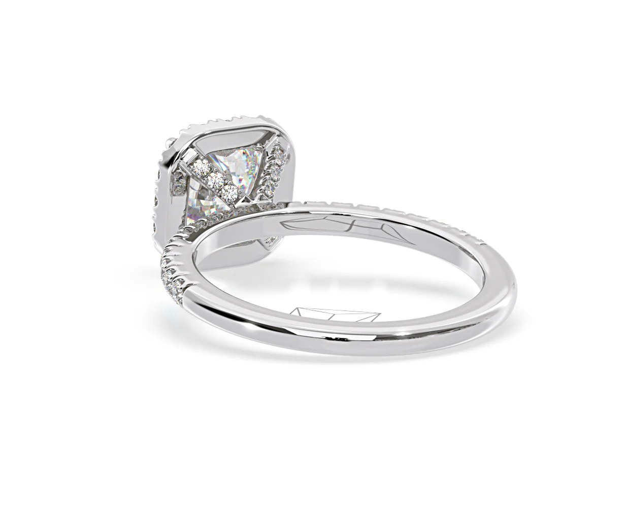 Beatrice GIA Diamond Halo Engagement Ring in Platinum 1.65ct G/VS2 - Image 121