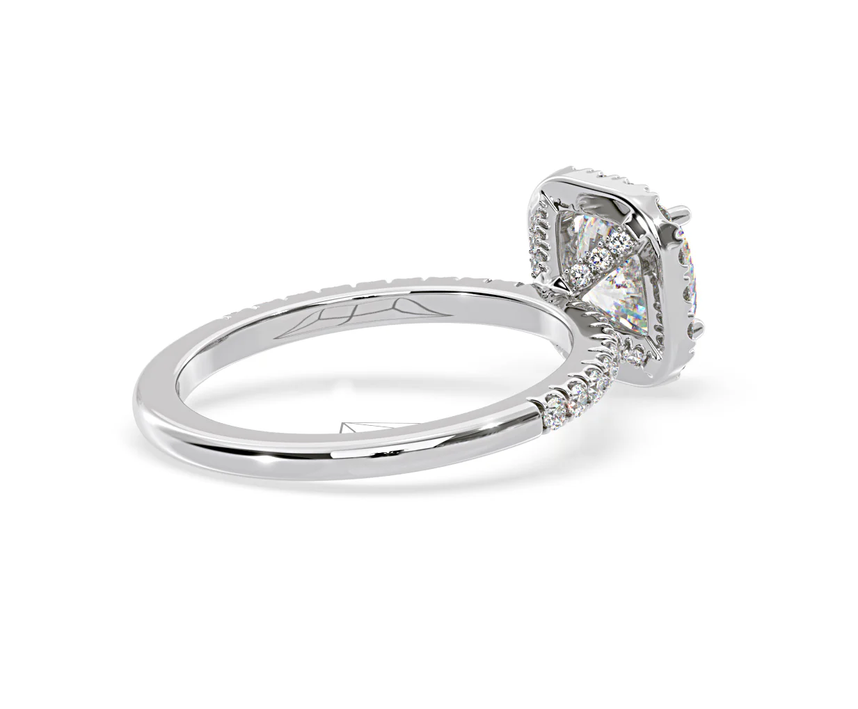 Beatrice GIA Diamond Halo Engagement Ring in Platinum 1.65ct G/VS2 - Image 138