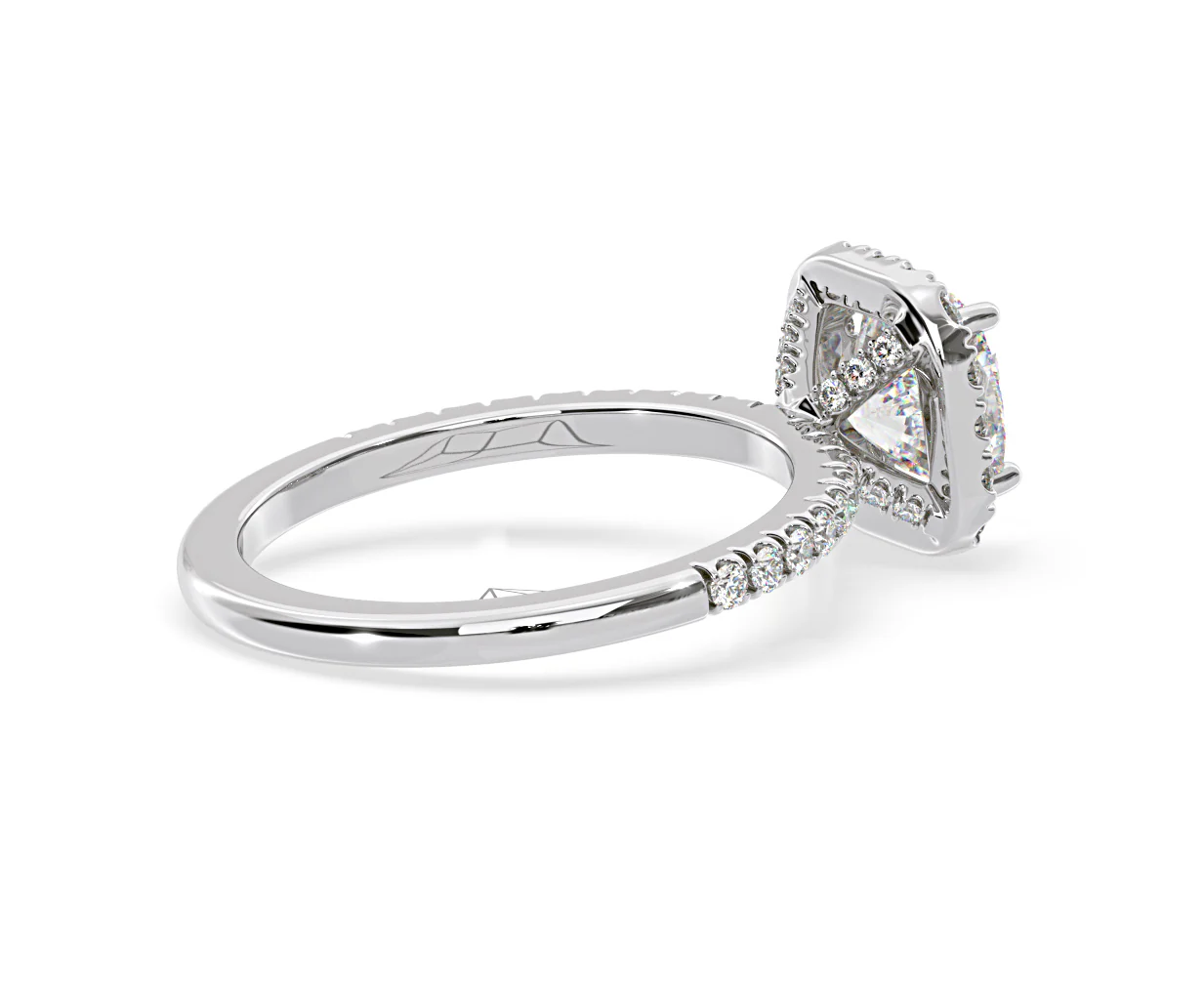 Beatrice GIA Diamond Halo Engagement Ring in Platinum 1.65ct G/VS2 - Image 140