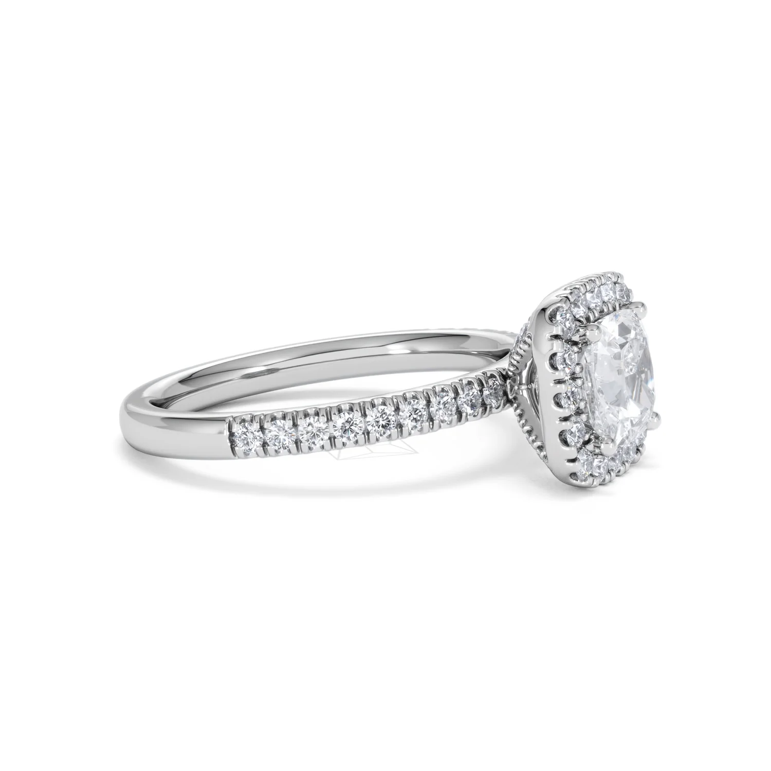 Beatrice GIA Diamond Halo Engagement Ring in Platinum 1.65ct G/VS2 - Image 22