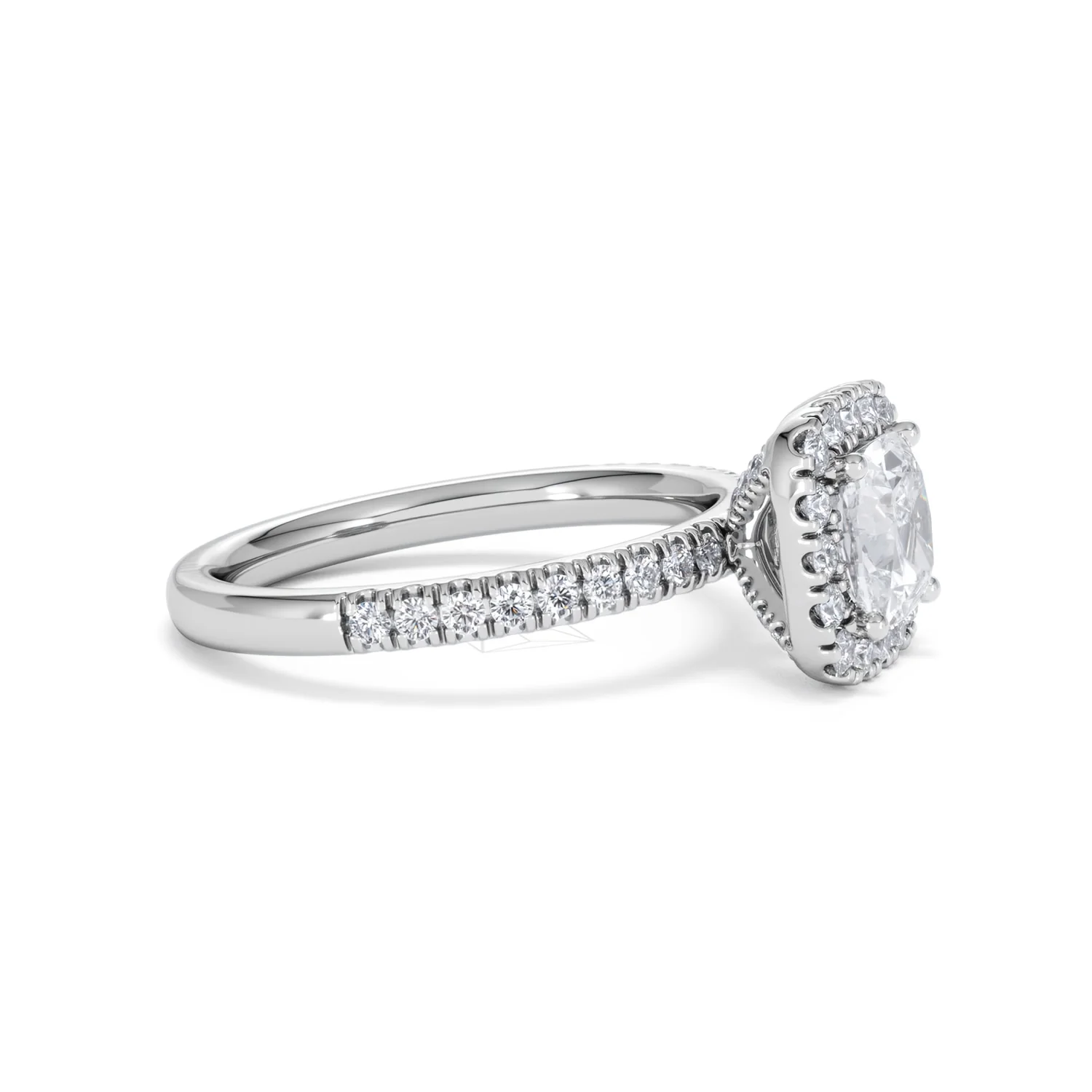 Beatrice GIA Diamond Halo Engagement Ring in Platinum 1.65ct G/VS2 - Image 23