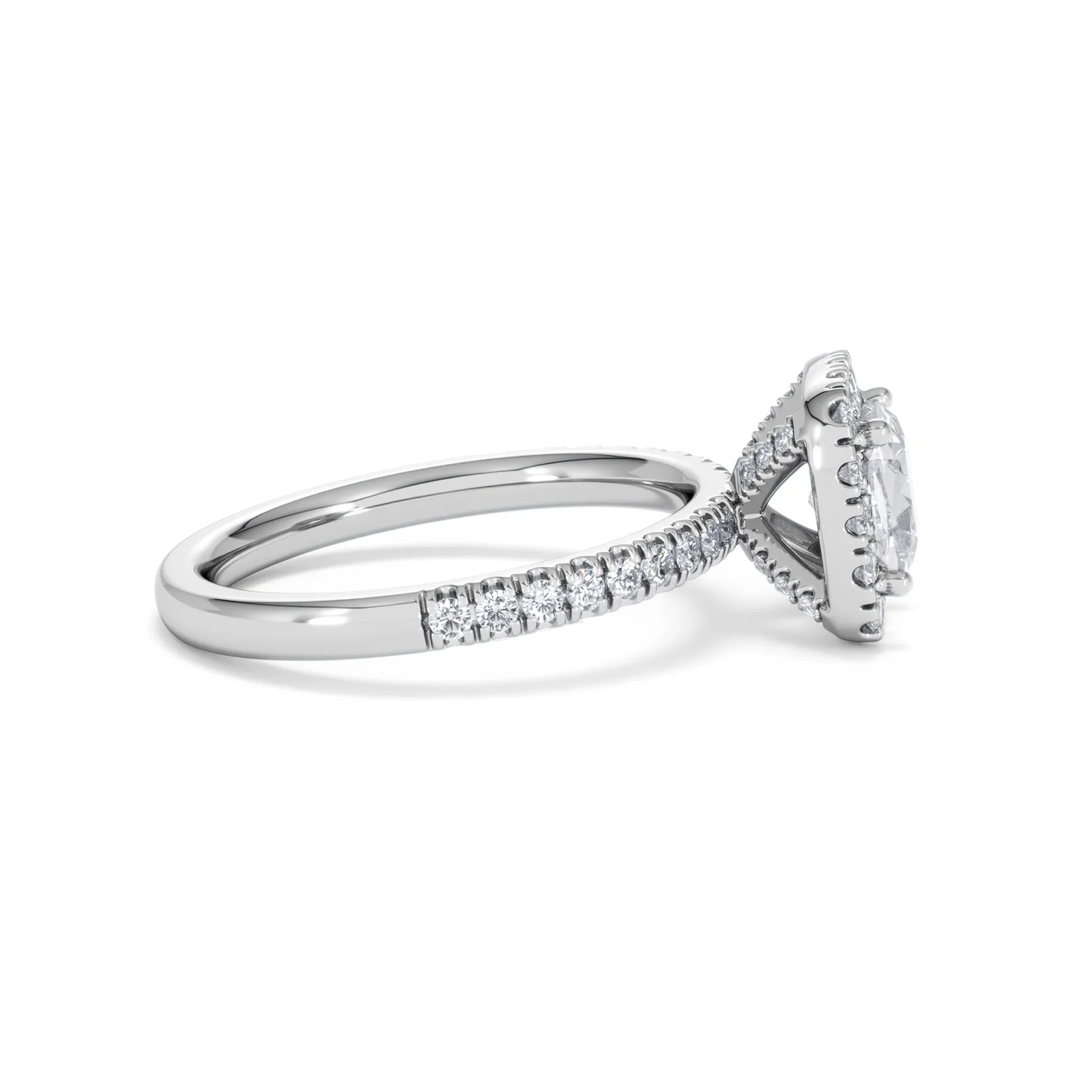 Beatrice GIA Diamond Halo Engagement Ring in Platinum 1.65ct G/VS2 - Image 27