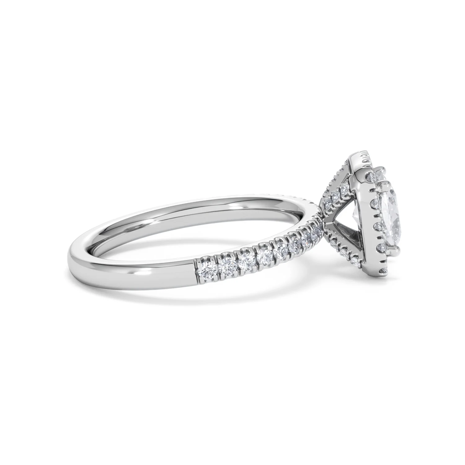 Beatrice GIA Diamond Halo Engagement Ring in Platinum 1.65ct G/VS2 - Image 28