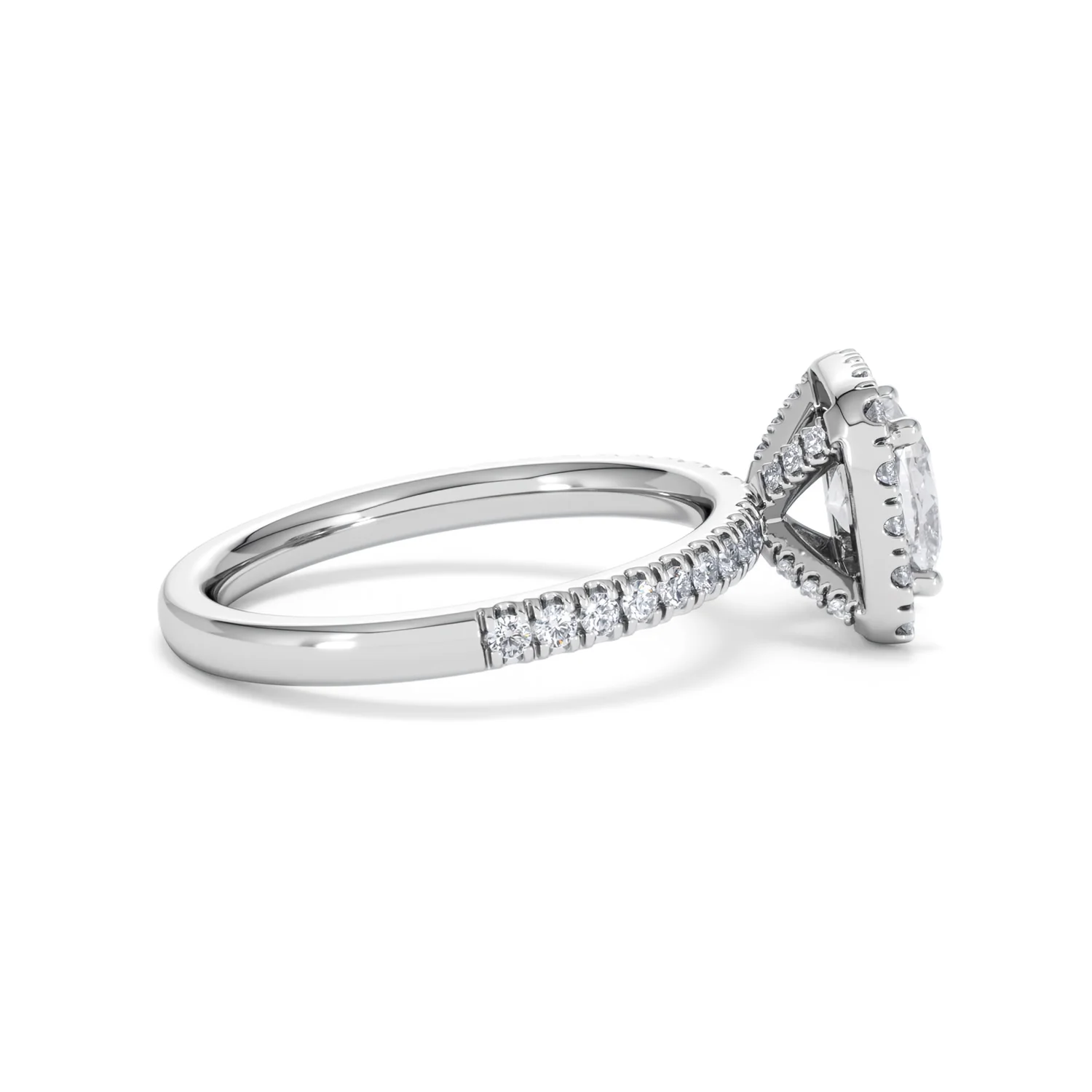 Beatrice GIA Diamond Halo Engagement Ring in Platinum 1.65ct G/VS2 - Image 29