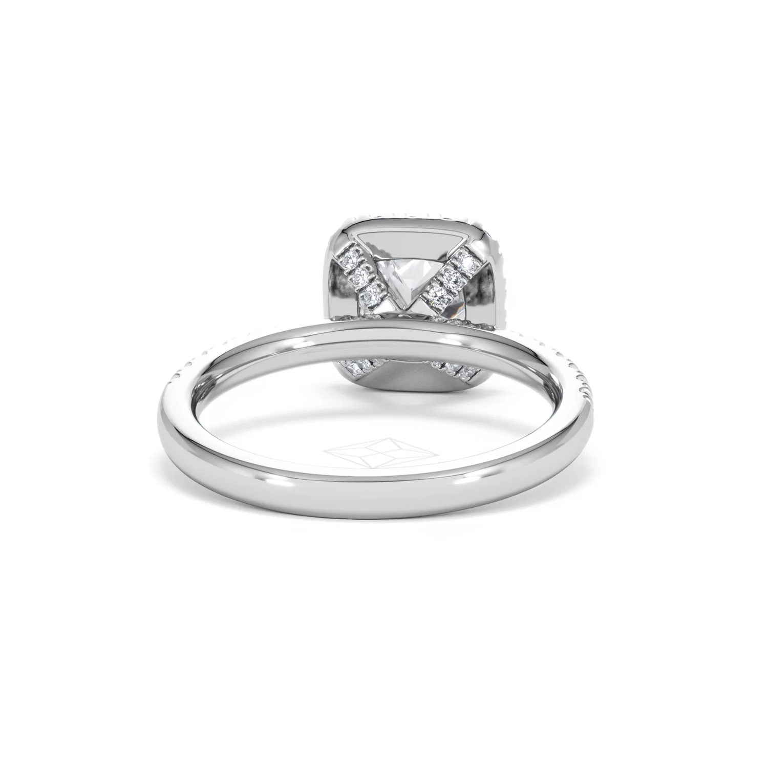 Beatrice GIA Diamond Halo Engagement Ring in Platinum 1.65ct G/VS2 - Image 46
