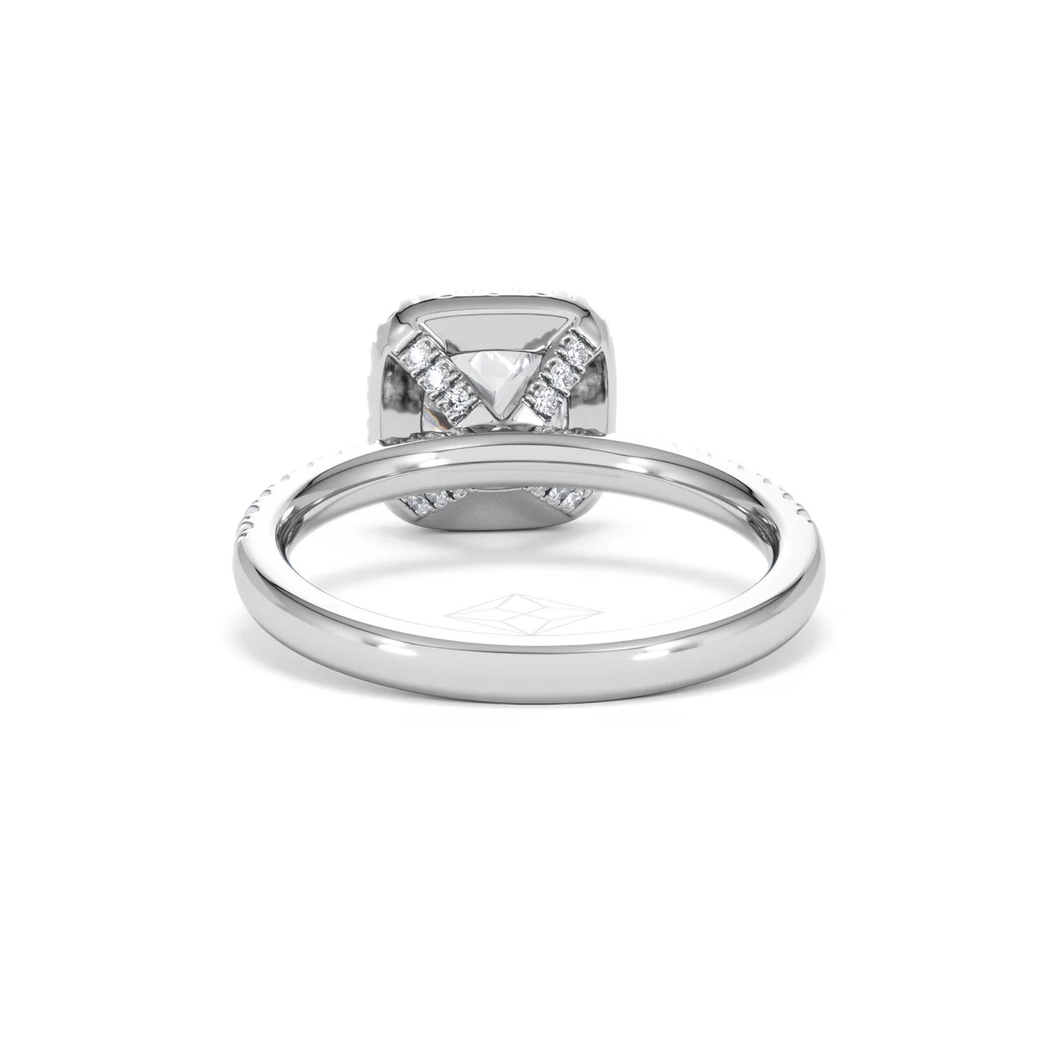 Beatrice GIA Diamond Halo Engagement Ring in Platinum 1.65ct G/VS2 - Image 49