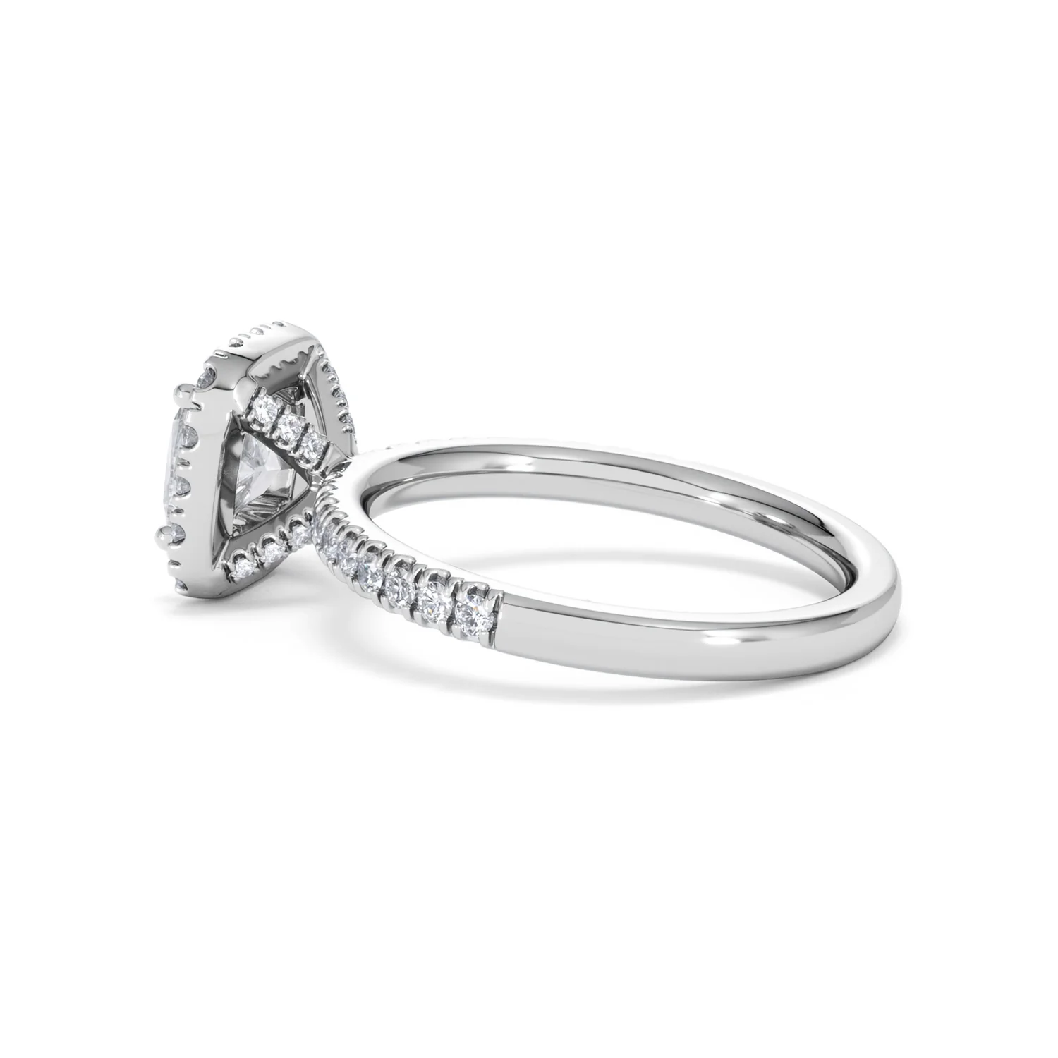 Beatrice GIA Diamond Halo Engagement Ring in Platinum 1.65ct G/VS2 - Image 63