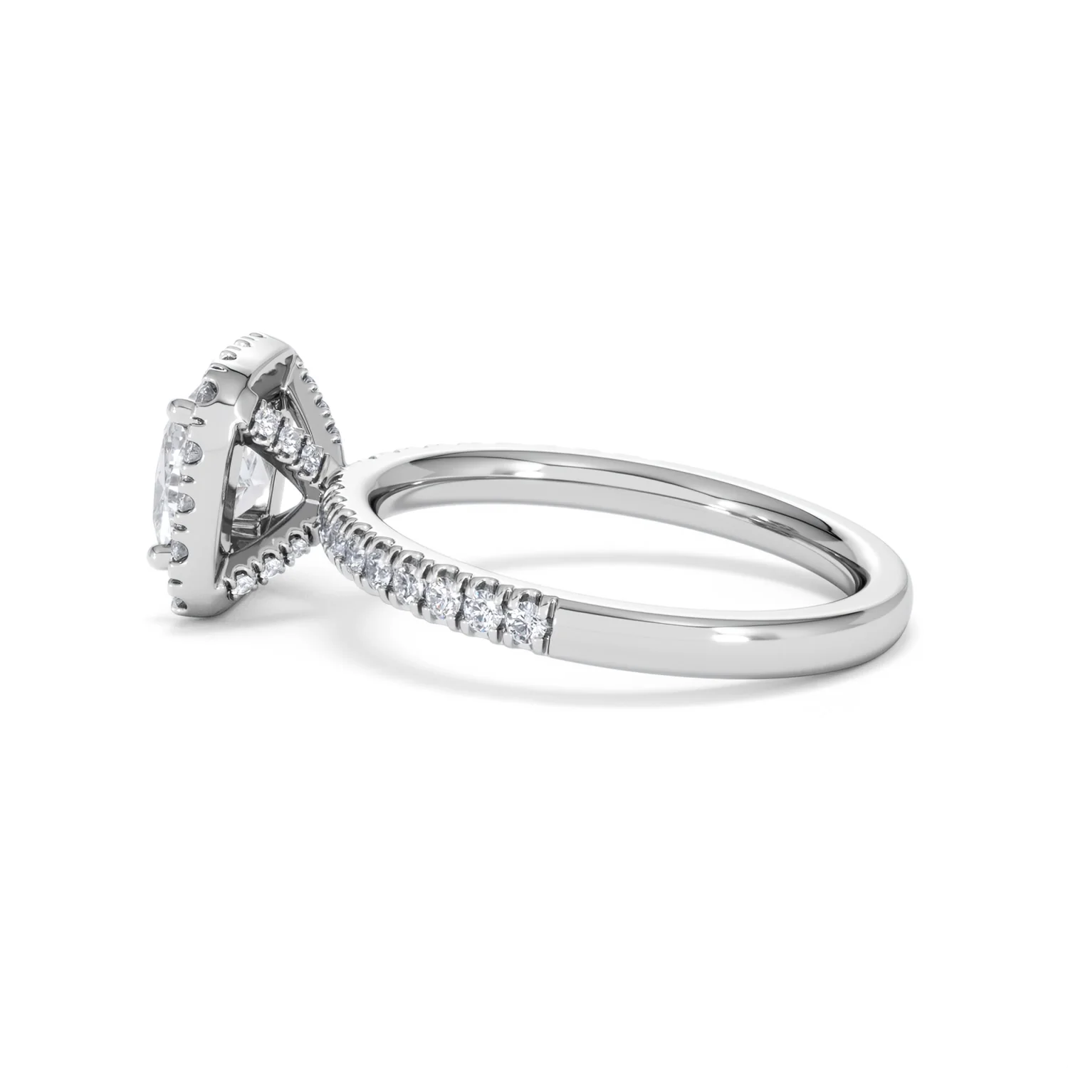 Beatrice GIA Diamond Halo Engagement Ring in Platinum 1.65ct G/VS2 - Image 65