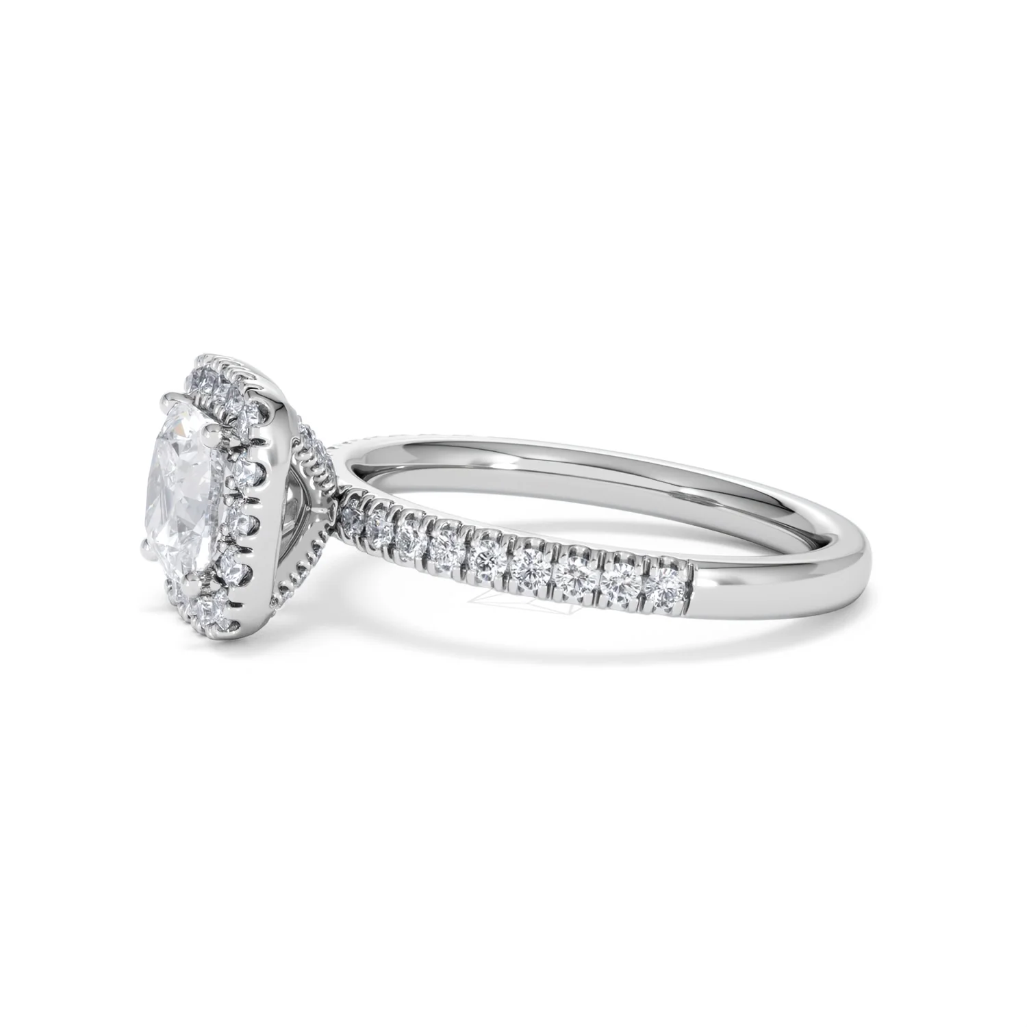 Beatrice GIA Diamond Halo Engagement Ring in Platinum 1.65ct G/VS2 - Image 72