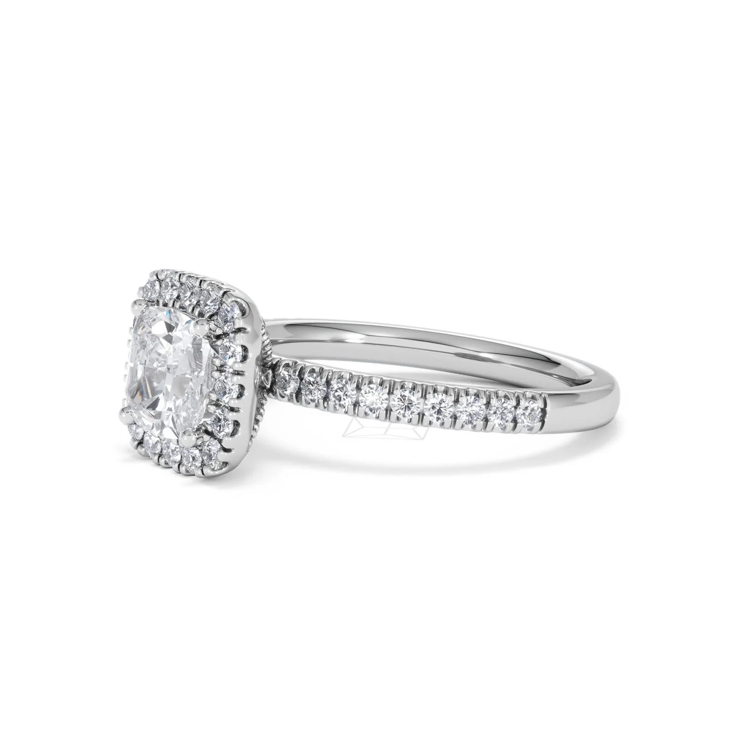 Beatrice GIA Diamond Halo Engagement Ring in Platinum 1.65ct G/VS2 - Image 76
