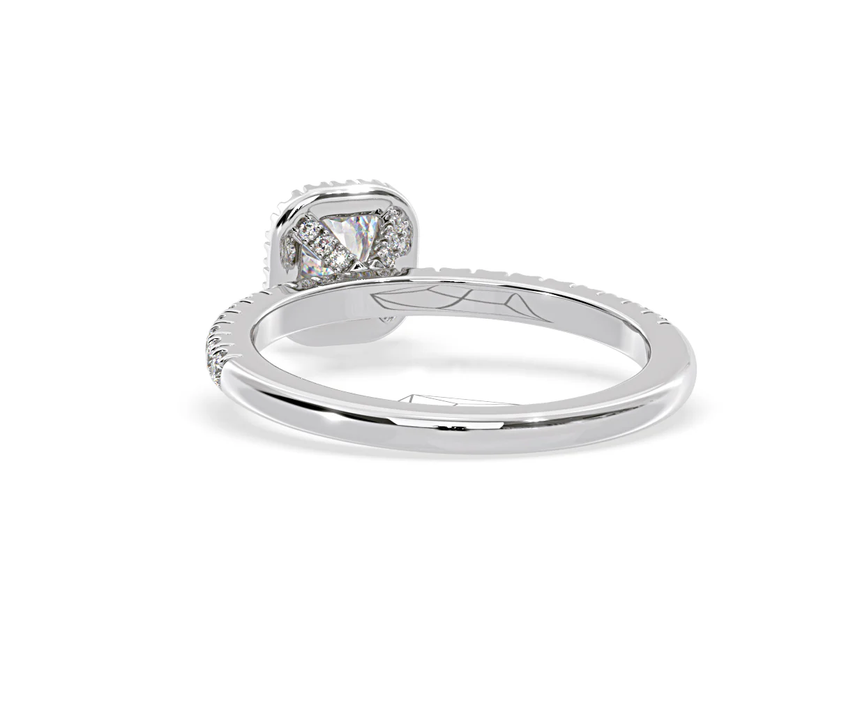 Beatrice Diamond Halo Engagement Ring in Platinum 1ct G/VS2 - Image 123