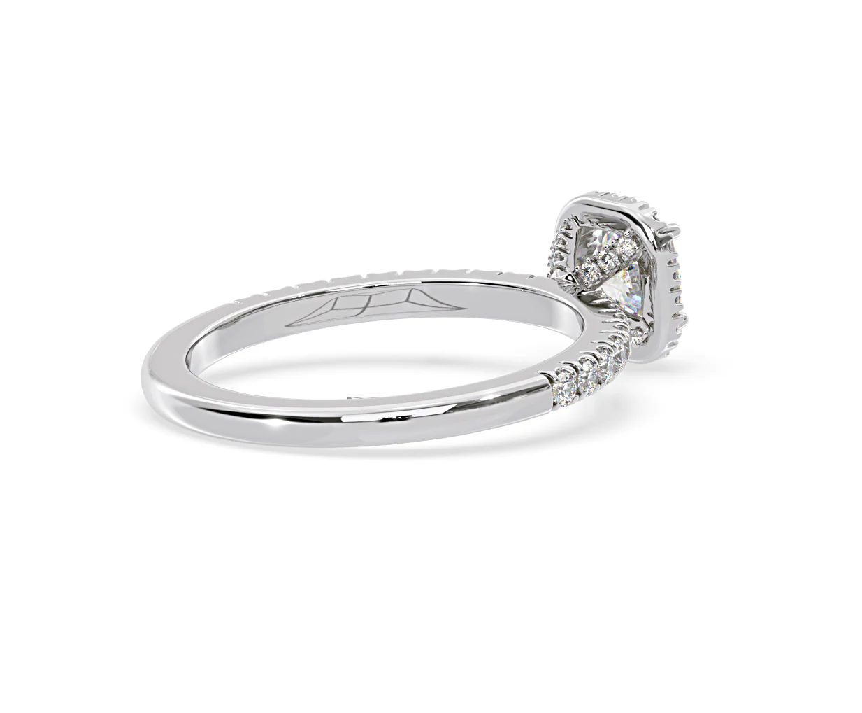 Beatrice Diamond Halo Engagement Ring in Platinum 1ct G/VS2 - Image 138
