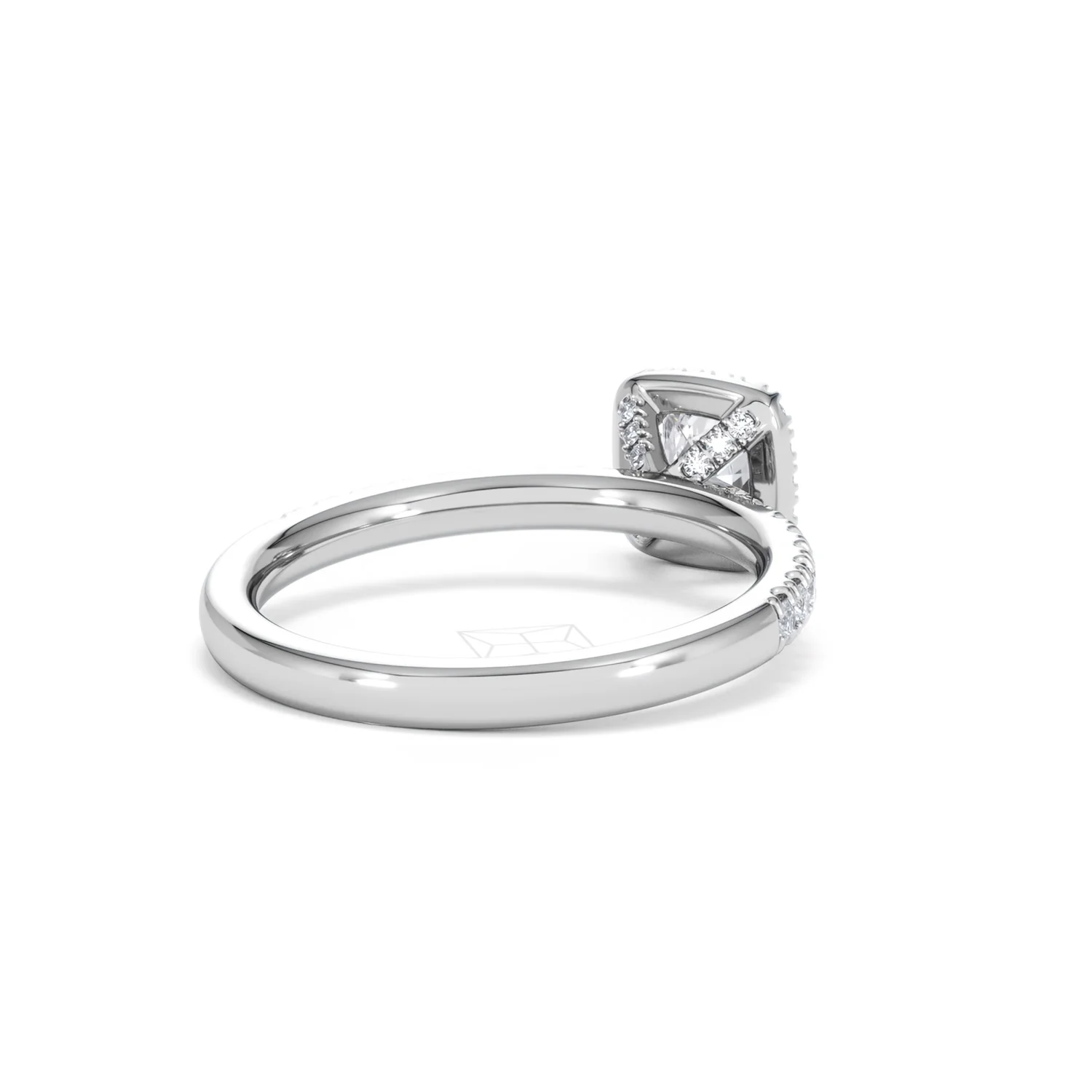 Beatrice Diamond Halo Engagement Ring in Platinum 1ct G/VS2 - Image 41