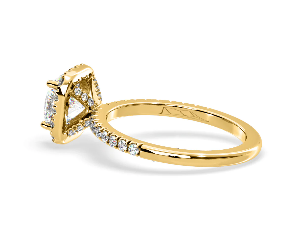 Beatrice Lab Diamond Halo Engagement Ring in 18K Gold 1.65ct F/VS1 - Image 113