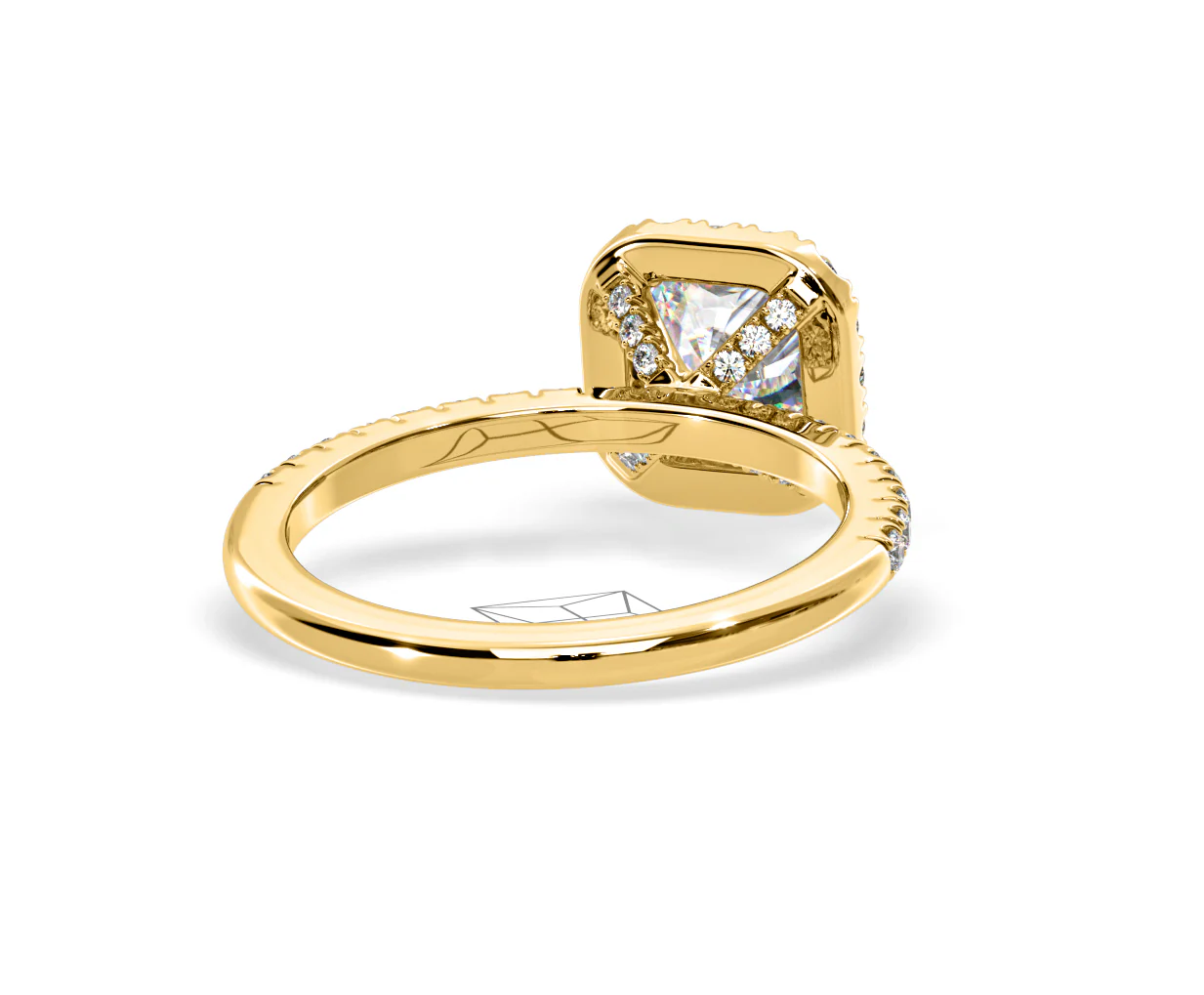 Beatrice Lab Diamond Halo Engagement Ring in 18K Gold 1.65ct F/VS1 - Image 132