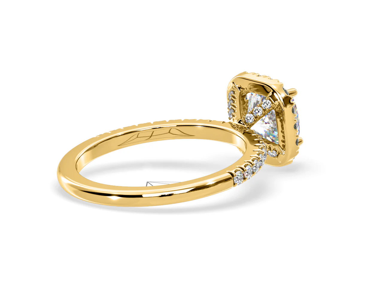 Beatrice Lab Diamond Halo Engagement Ring in 18K Gold 1.65ct F/VS1 - Image 138