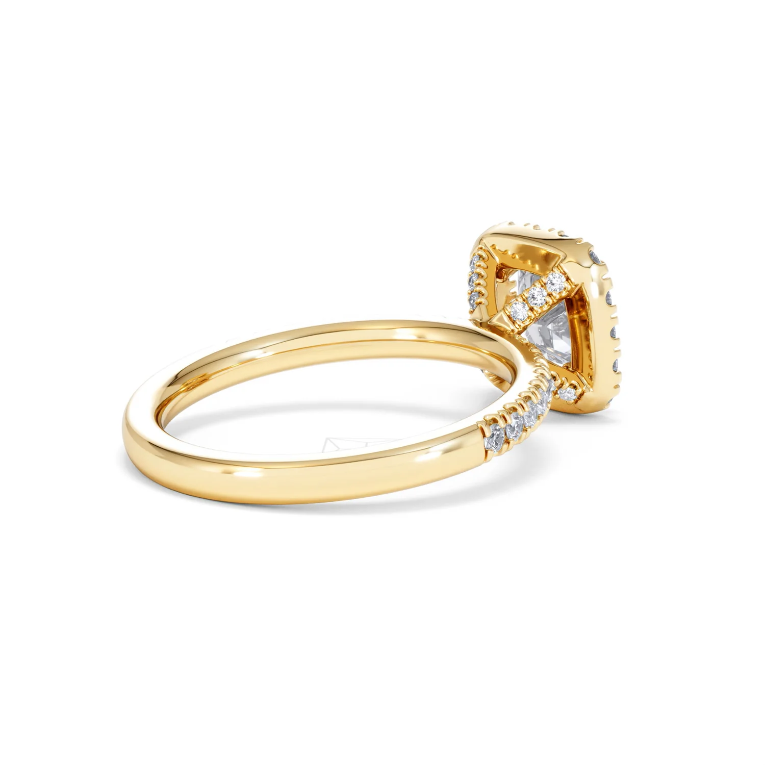 Beatrice Lab Diamond Halo Engagement Ring in 18K Gold 1.65ct F/VS1 - Image 37