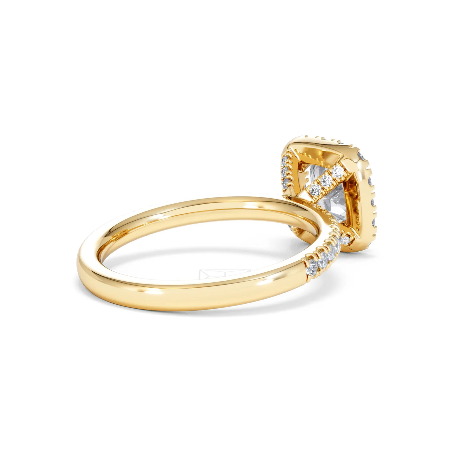 Beatrice Lab Diamond Halo Engagement Ring in 18K Gold 1.65ct F/VS1 - Image 38