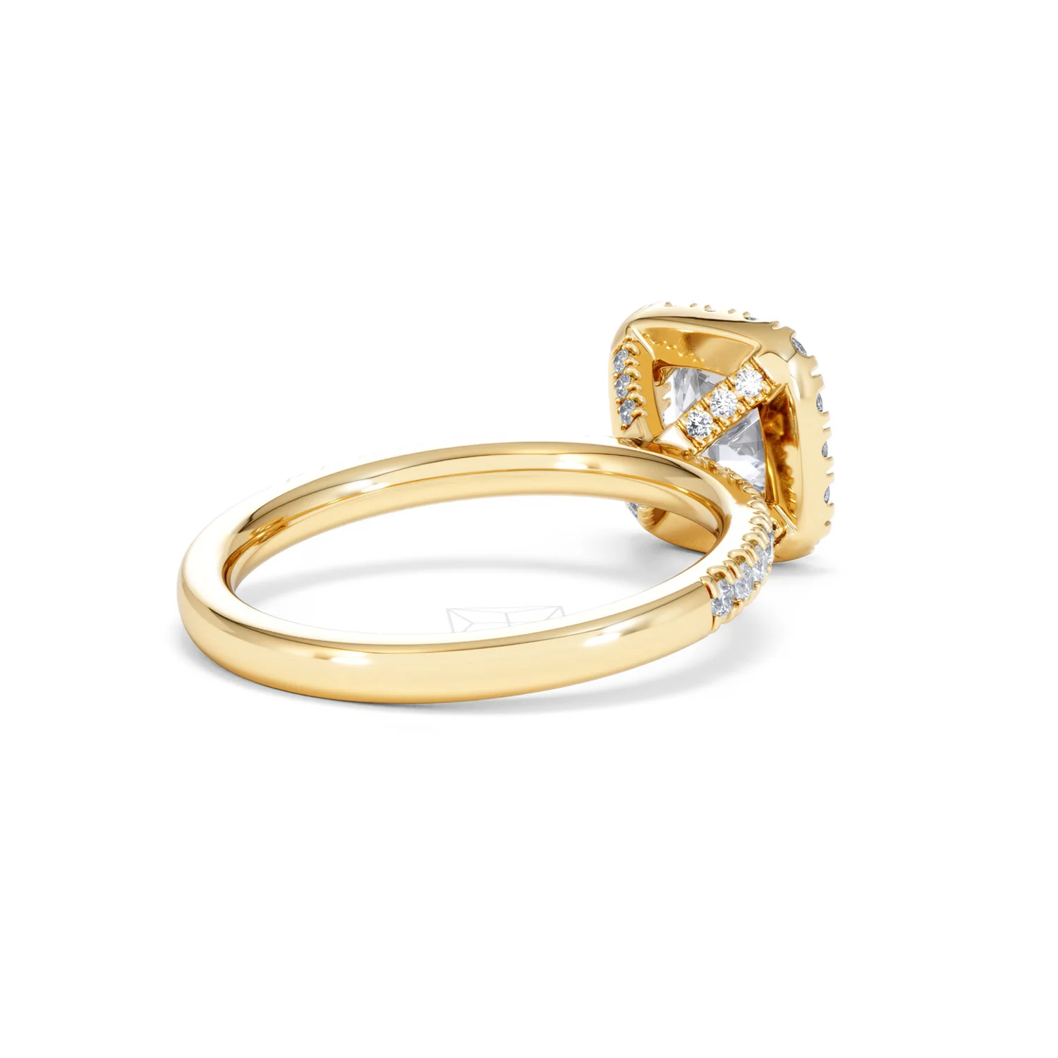 Beatrice Lab Diamond Halo Engagement Ring in 18K Gold 1.65ct F/VS1 - Image 39