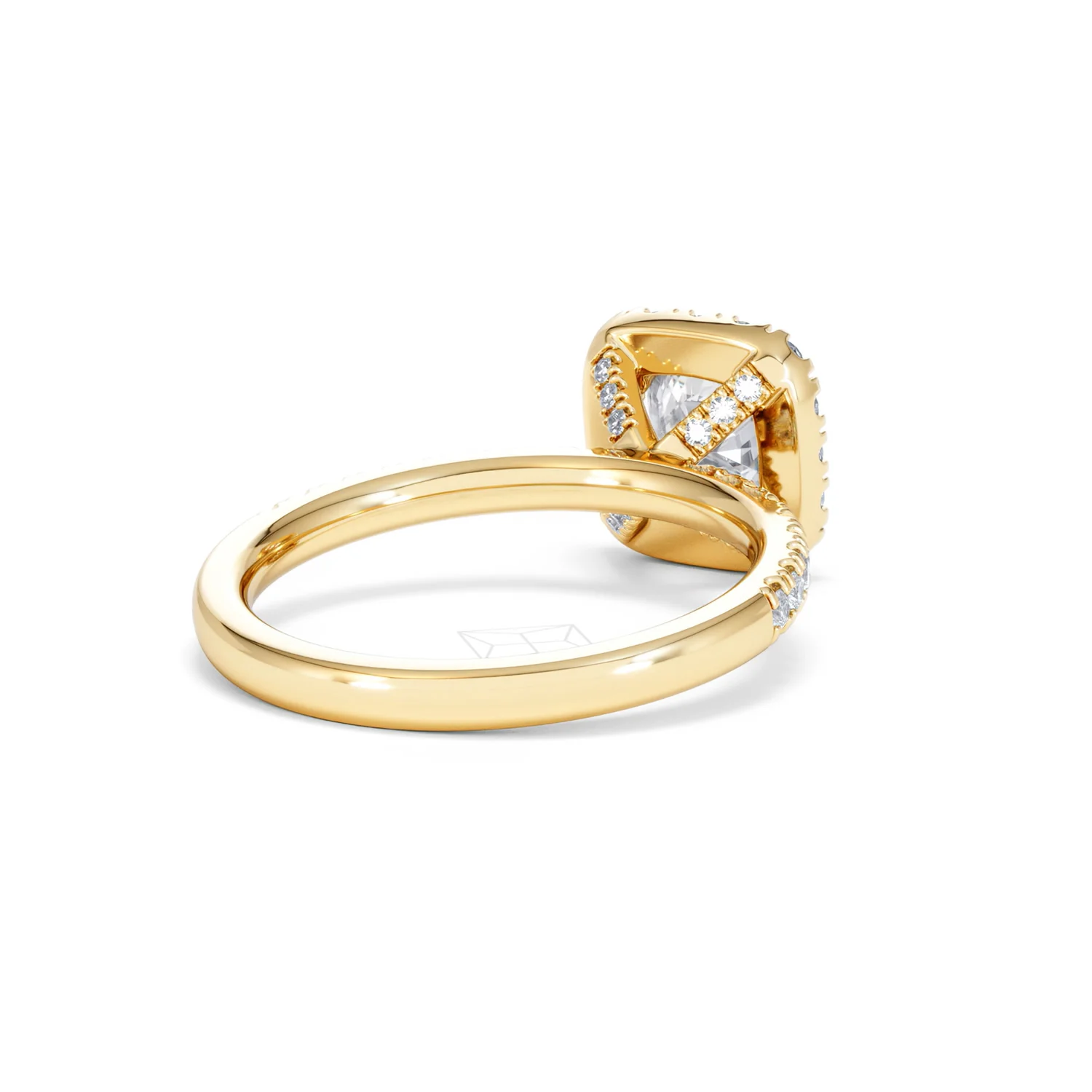 Beatrice Lab Diamond Halo Engagement Ring in 18K Gold 1.65ct F/VS1 - Image 41
