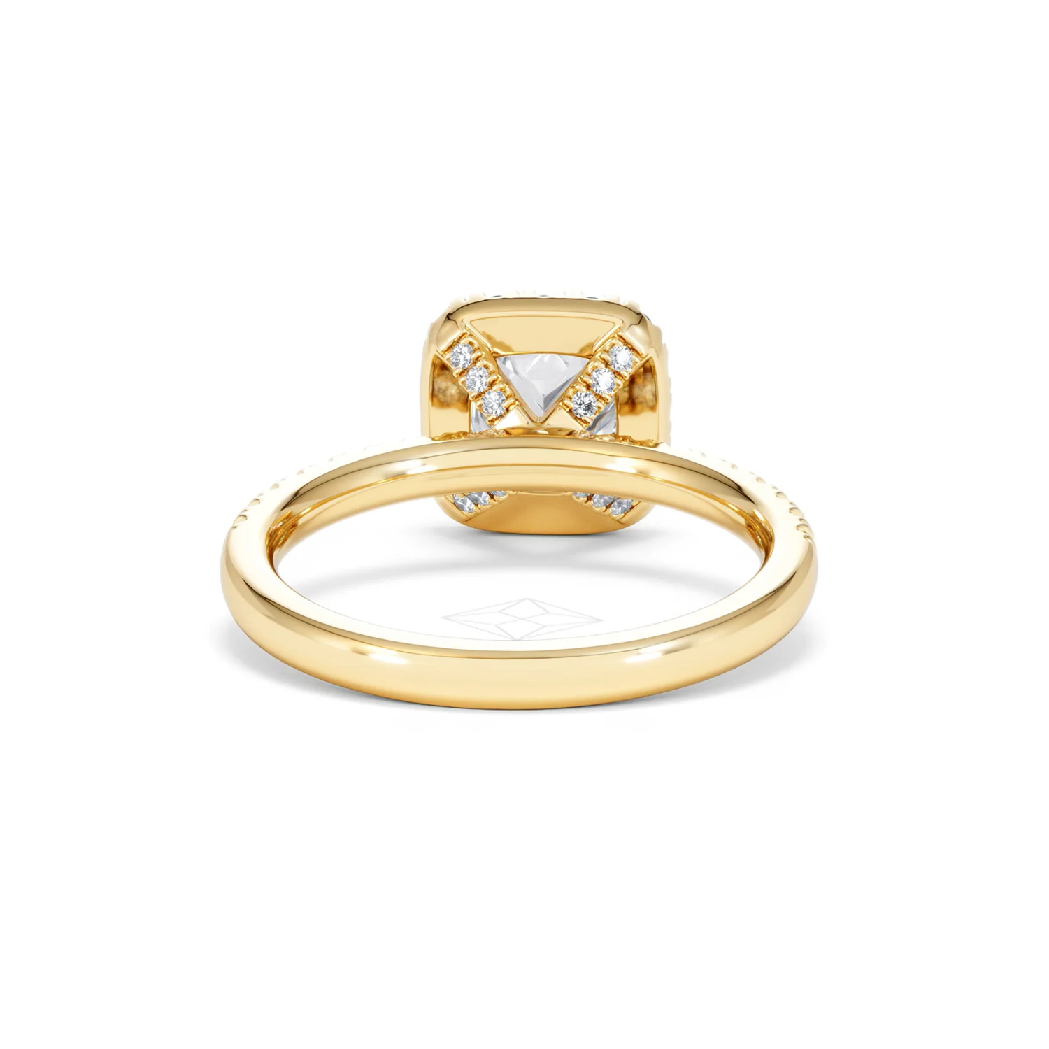 Beatrice Lab Diamond Halo Engagement Ring in 18K Gold 1.65ct F/VS1 - Image 47