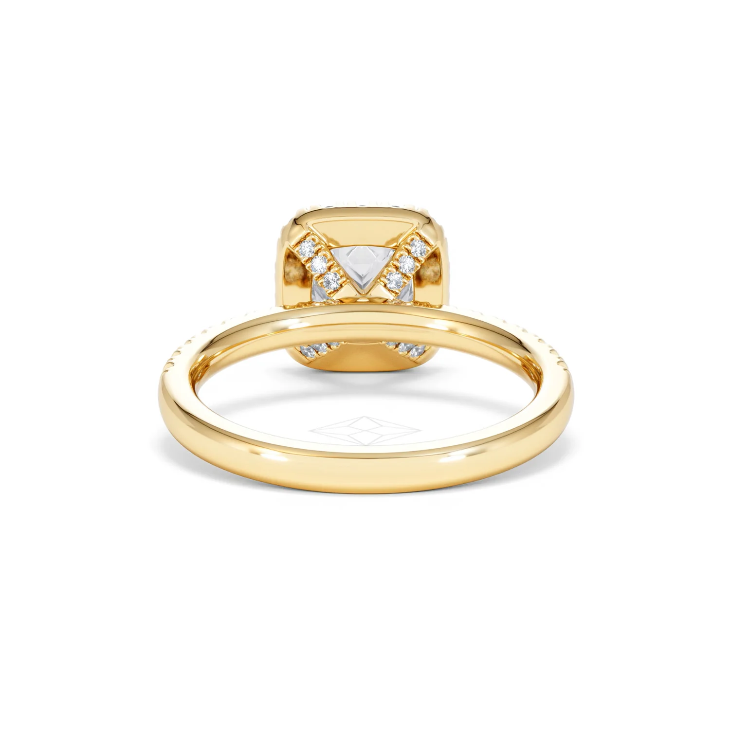Beatrice Lab Diamond Halo Engagement Ring in 18K Gold 1.65ct F/VS1 - Image 48