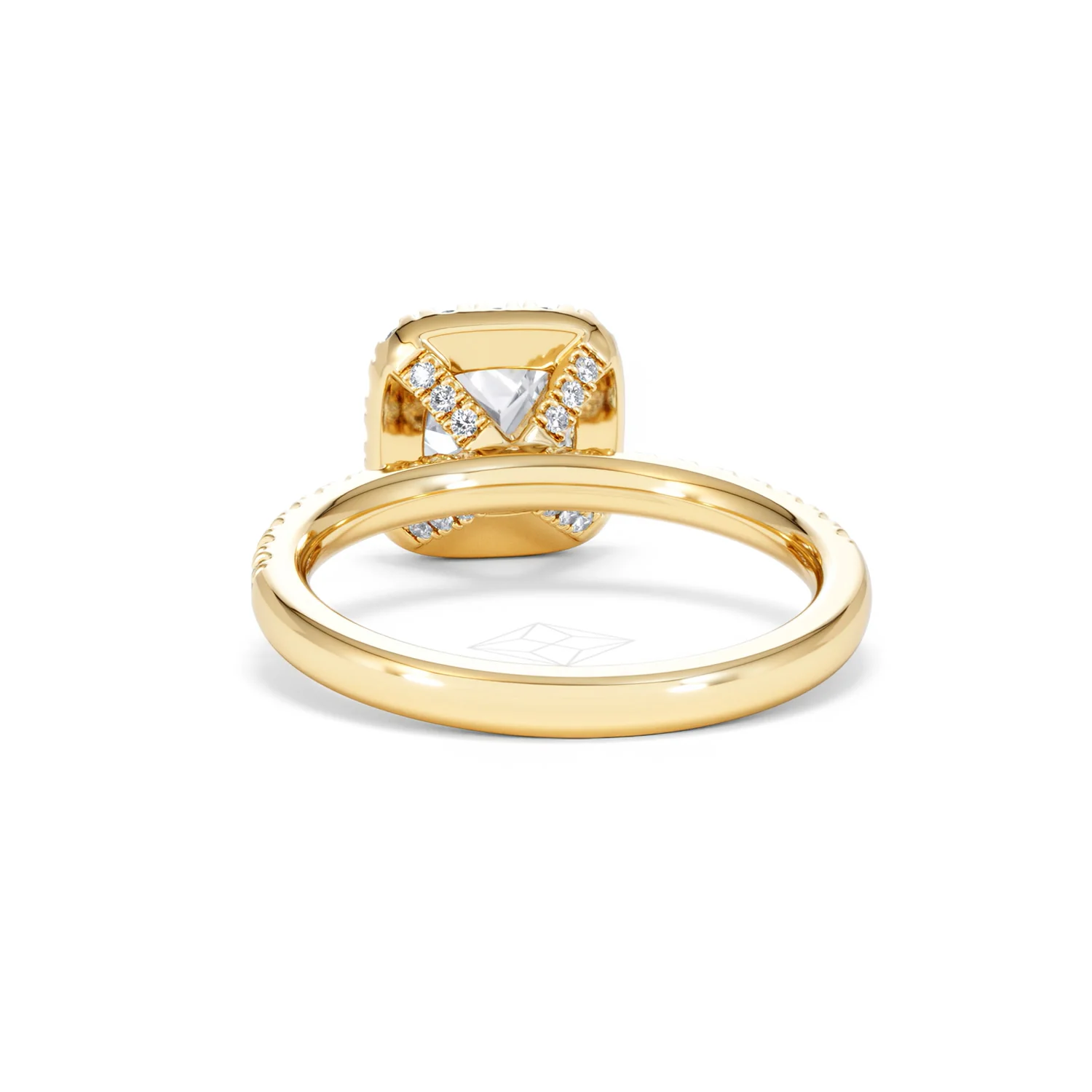 Beatrice Lab Diamond Halo Engagement Ring in 18K Gold 1.65ct F/VS1 - Image 50