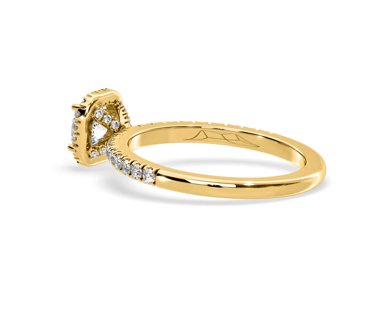 Beatrice Lab Diamond Halo Engagement Ring in 18K Gold 1ct F/VS1 - Image 115