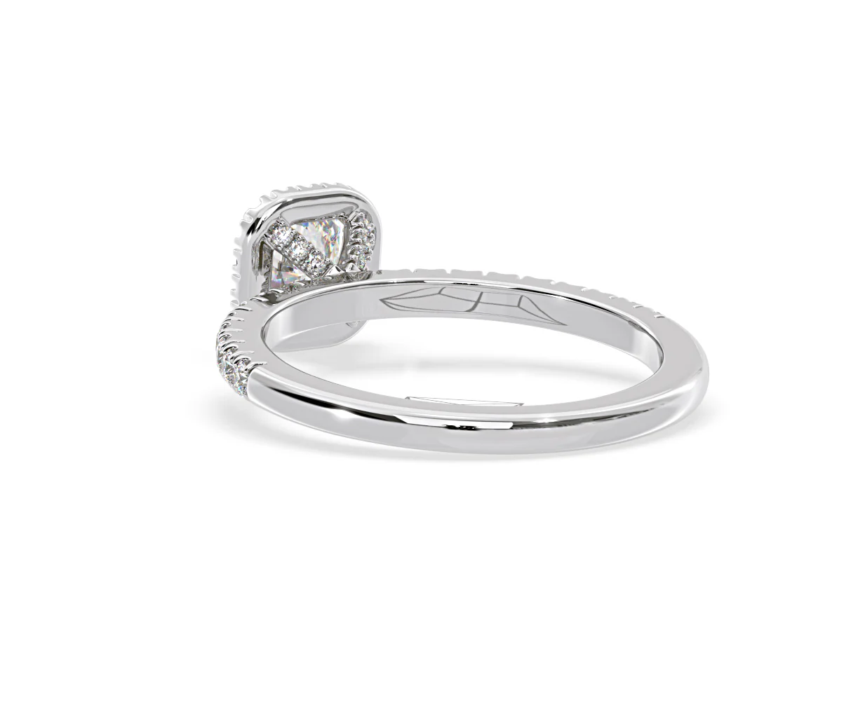 Beatrice Lab Diamond Halo Engagement Ring in Platinum 1ct F/VS1 - Image 121