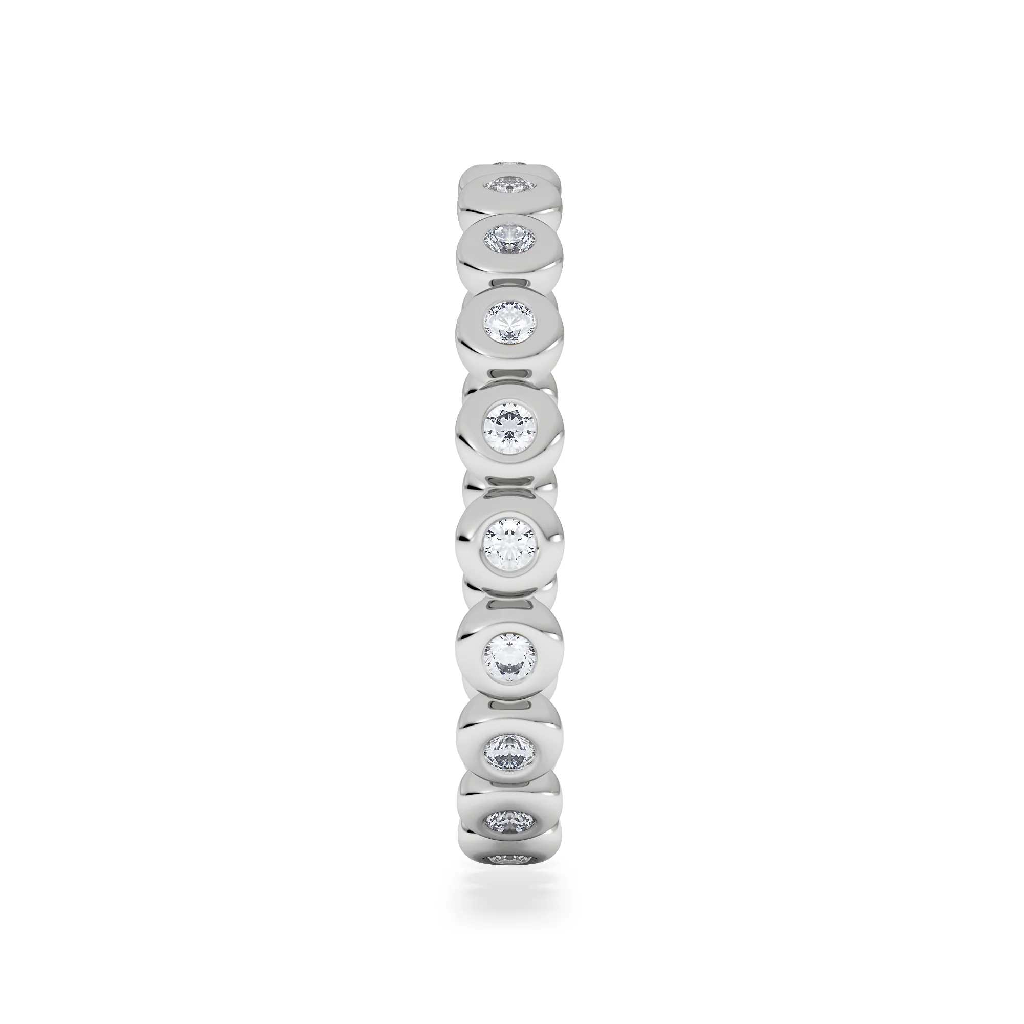 Lab Diamond Rubover Eternity Ring 0.33ct in 925 Silver - Image 5