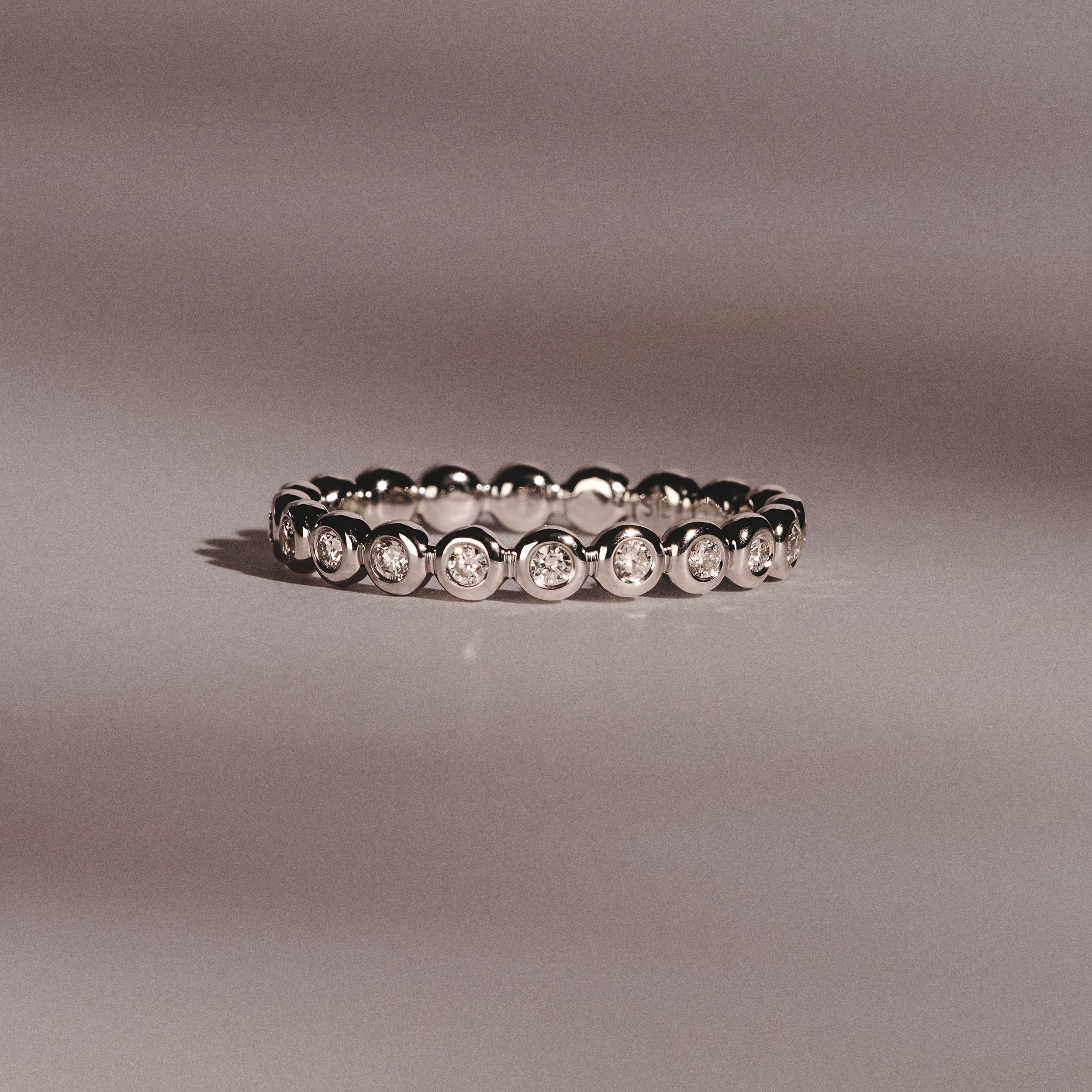 Lab Diamond Rubover Eternity Ring 0.33ct in 925 Silver - Image 6