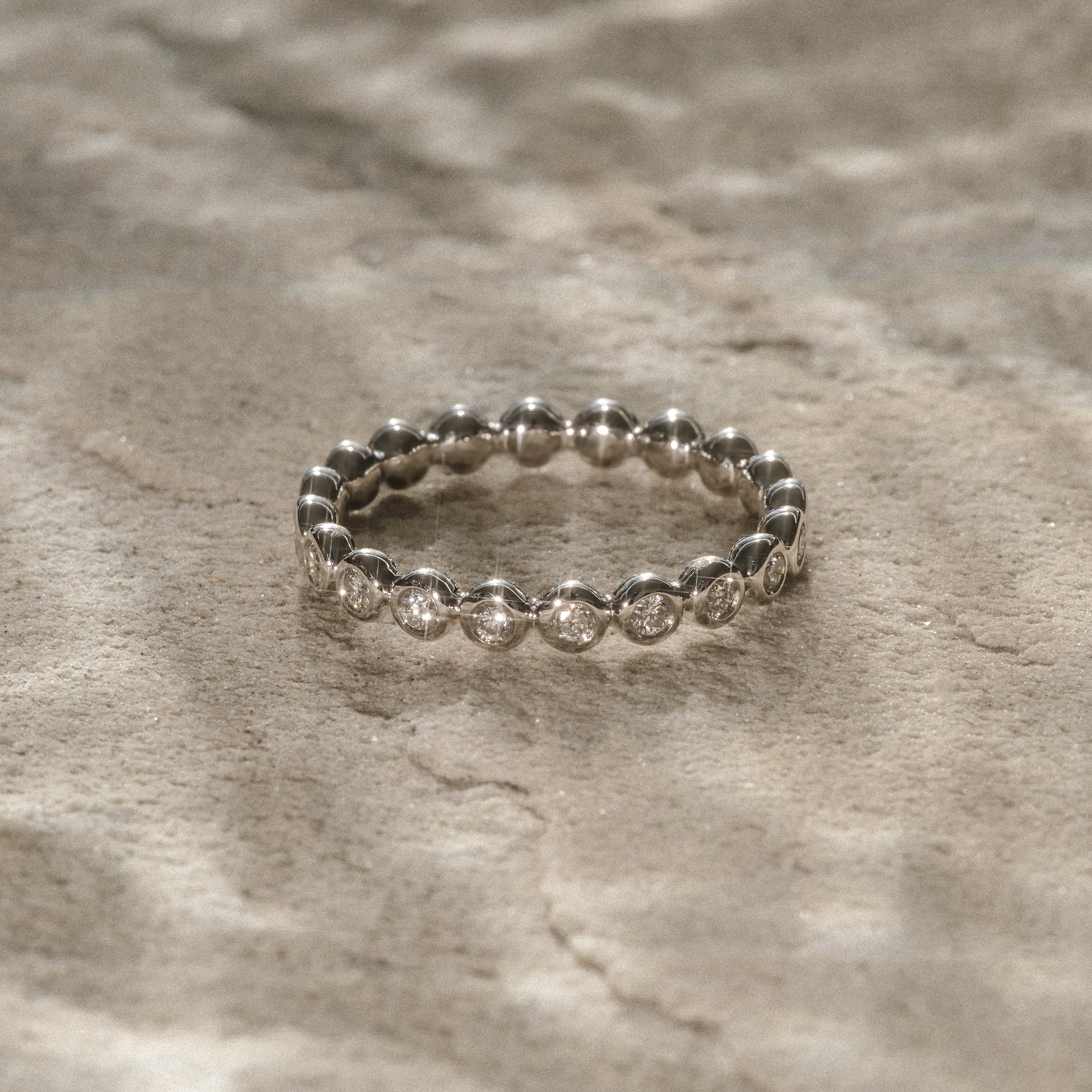 Lab Diamond Rubover Eternity Ring 0.33ct in 925 Silver - Image 8