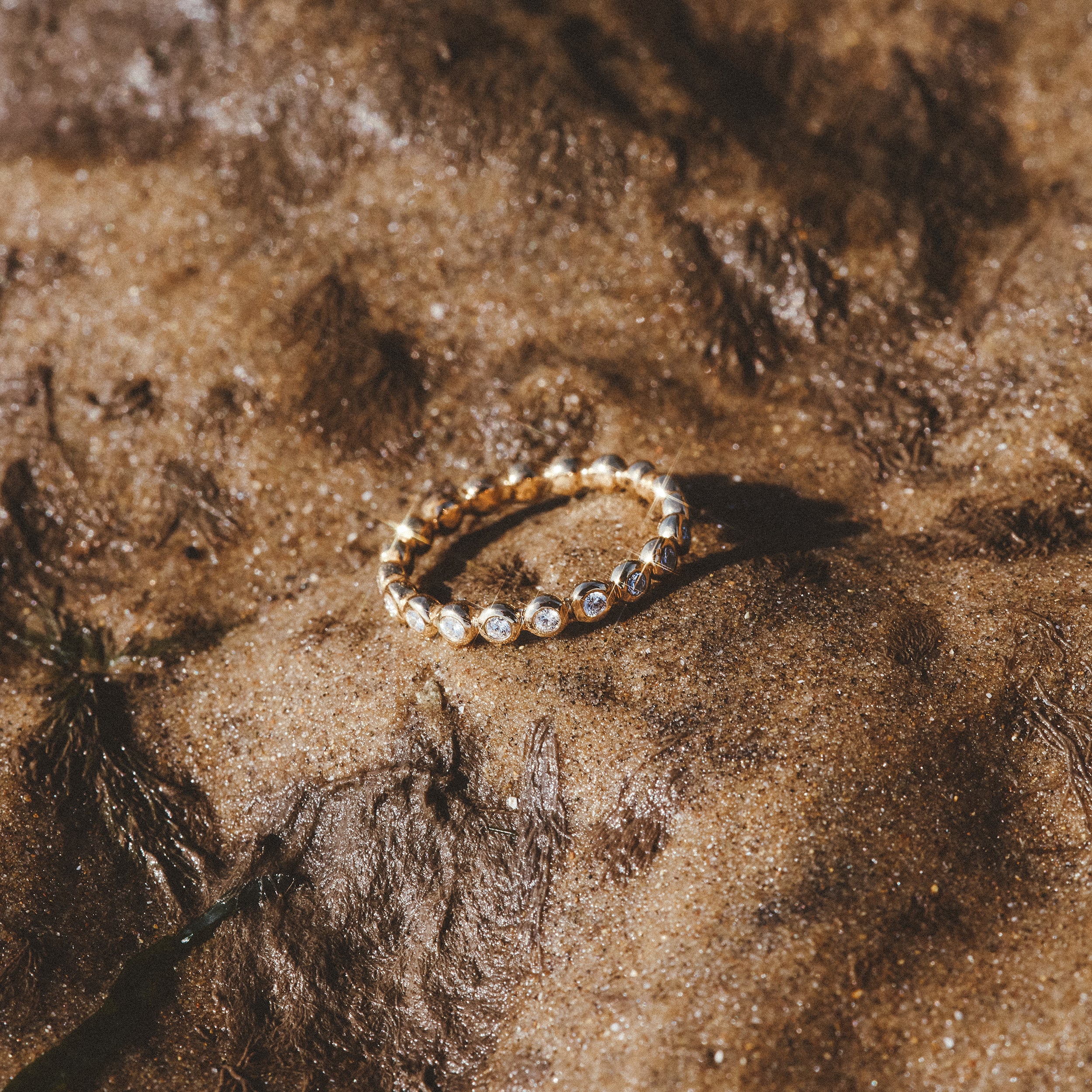 Lab Diamond Rubover Eternity Ring 0.33ct in 9K Gold - Image 8
