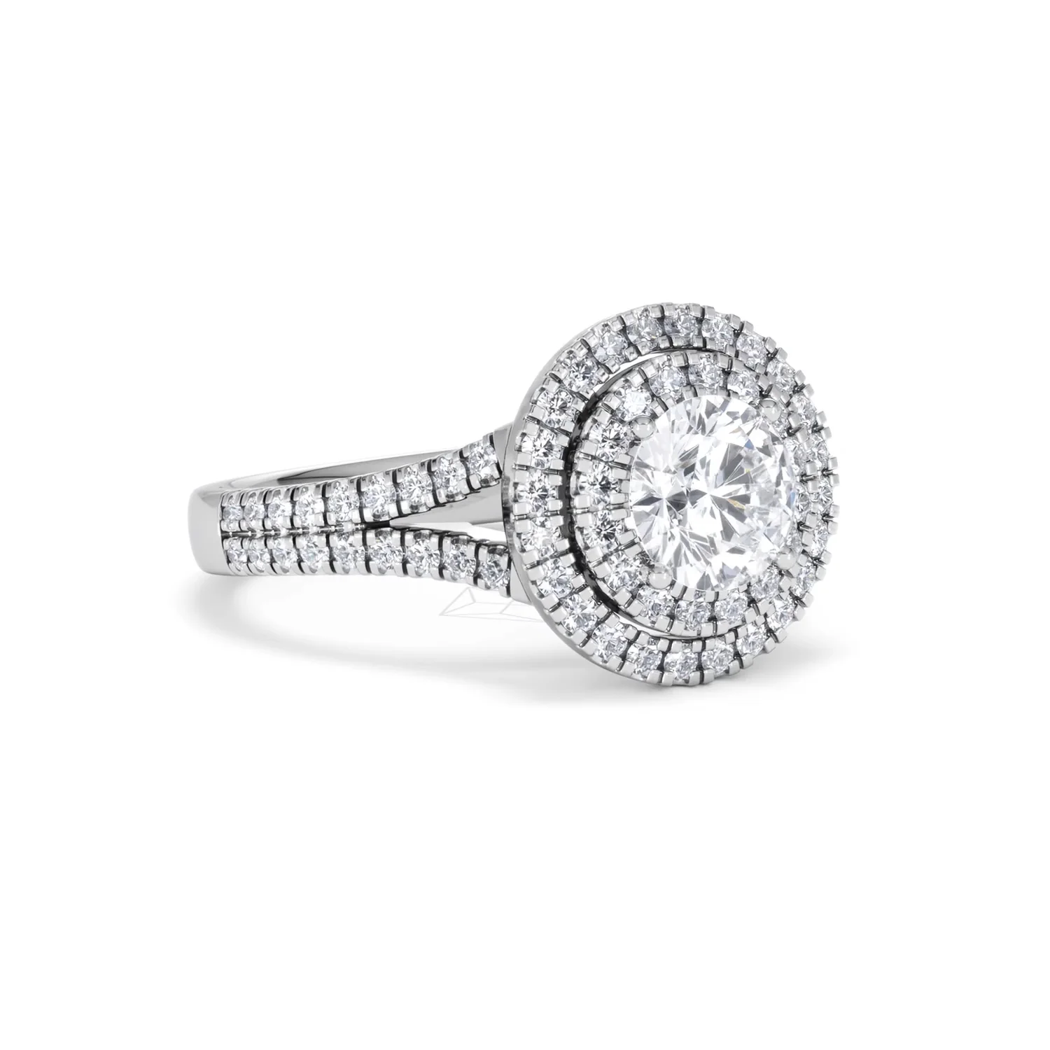 Camilla GIA Diamond Halo Engagement Ring 18K White Gold 2.15ct G/VS1 - Image 13