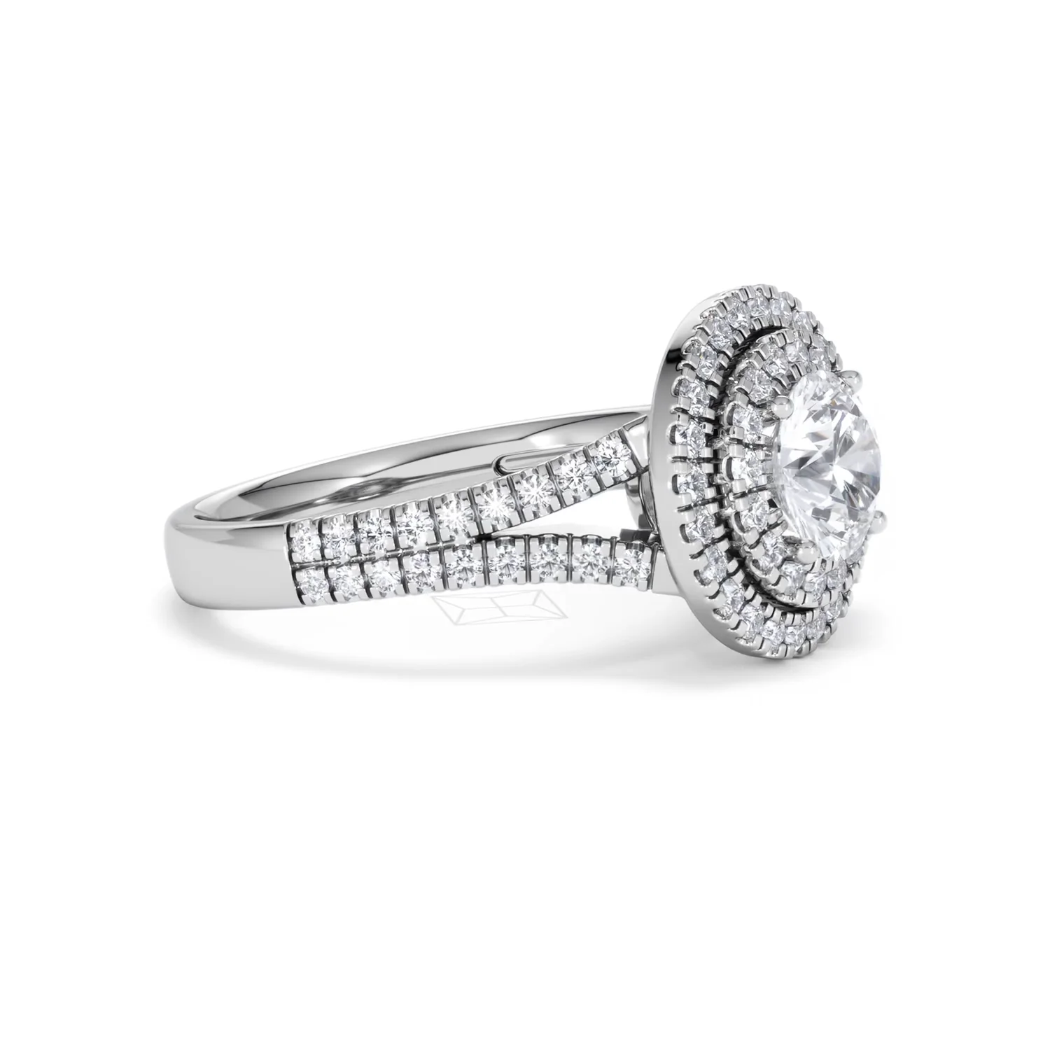 Camilla GIA Diamond Halo Engagement Ring 18K White Gold 2.15ct G/VS1 - Image 19