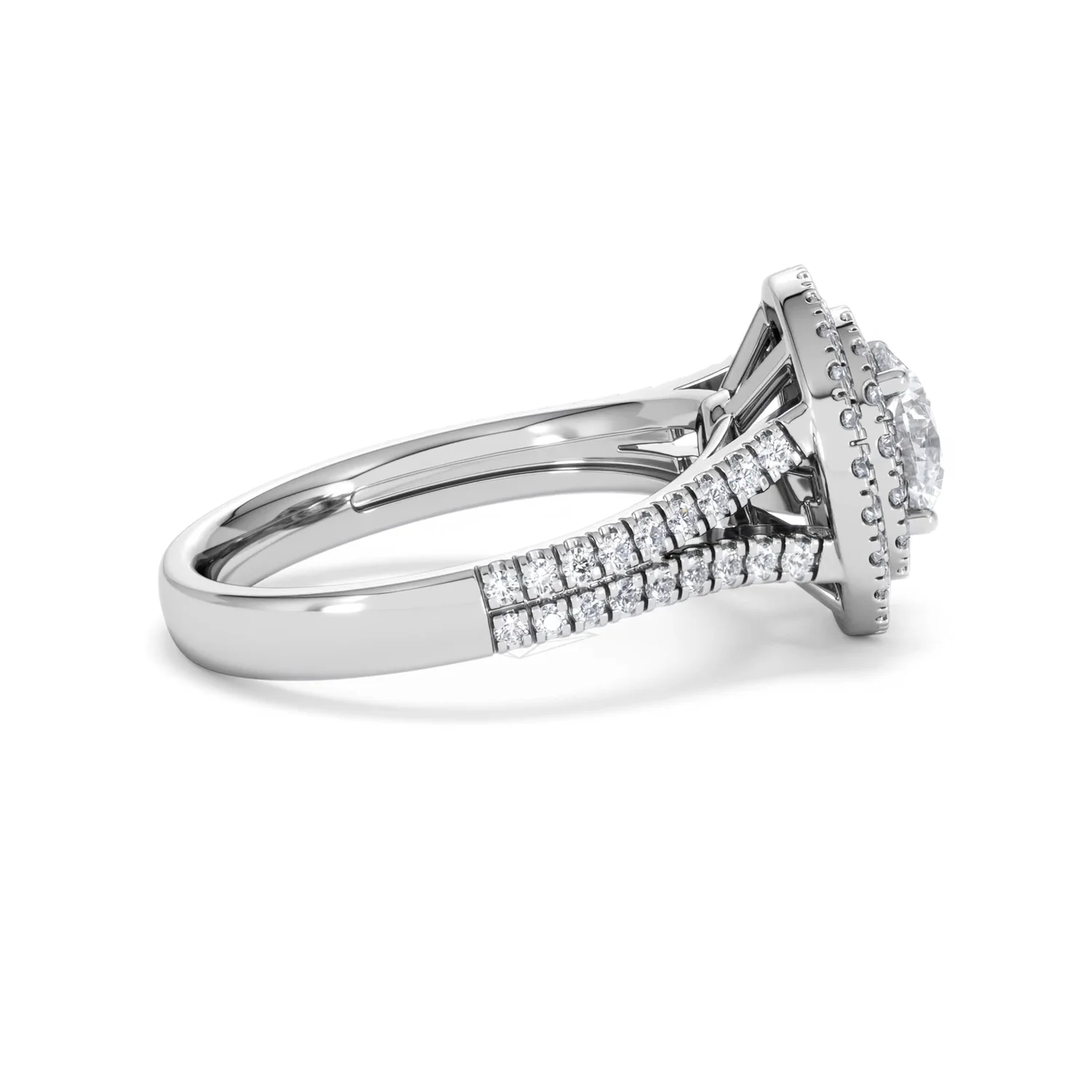 Camilla GIA Diamond Halo Engagement Ring 18K White Gold 2.15ct G/VS1 - Image 27