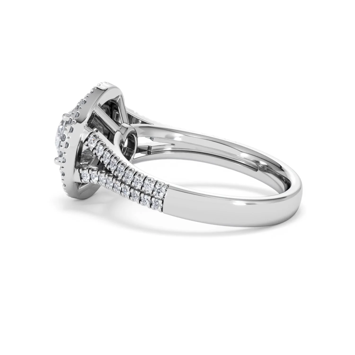 Camilla GIA Diamond Halo Engagement Ring 18K White Gold 2.15ct G/VS1 - Image 61